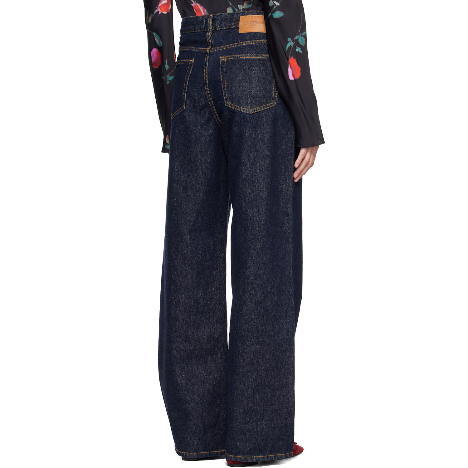  Ganni Blue Izey Jeans 