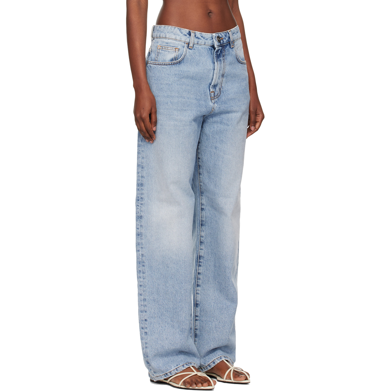  Róhe Blue Baggy Fit Jeans 