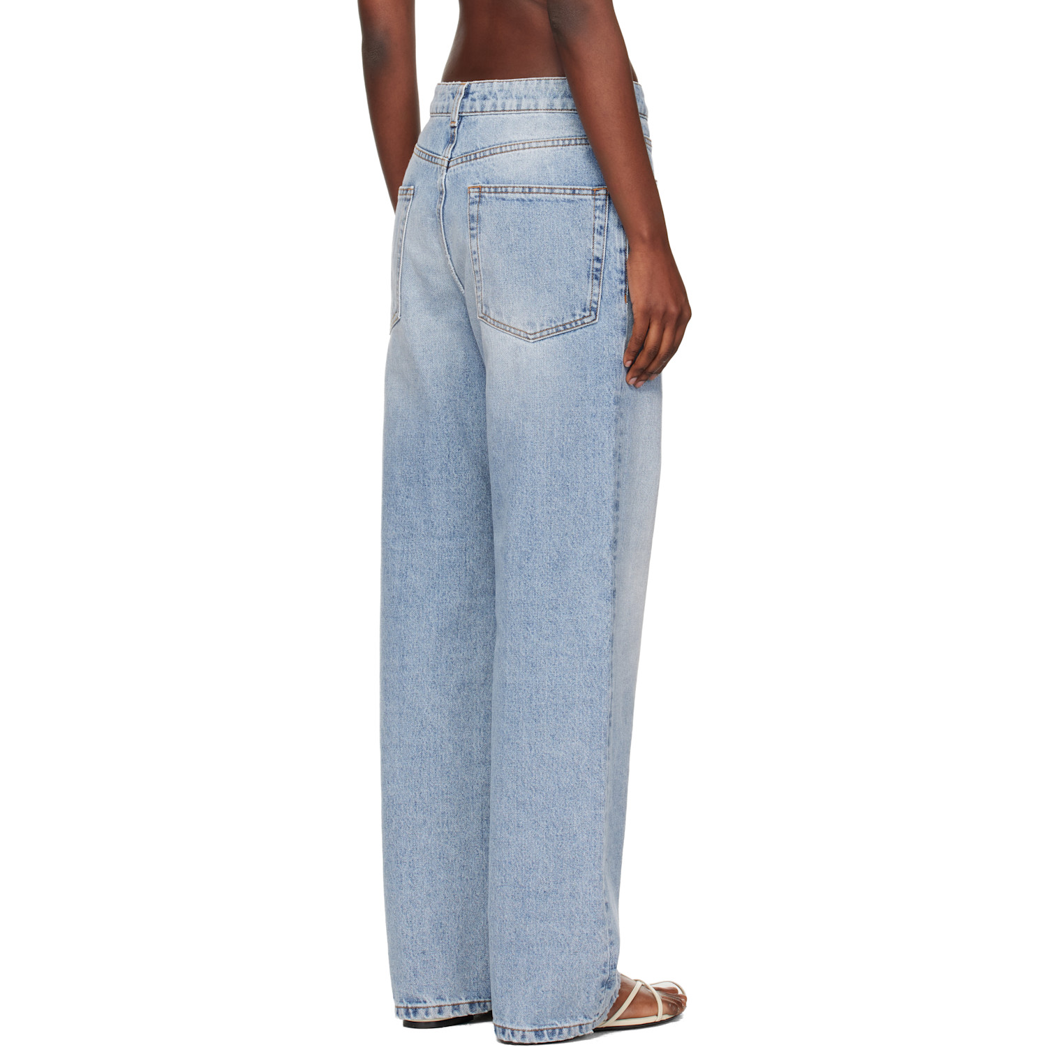  Róhe Blue Baggy Fit Jeans 