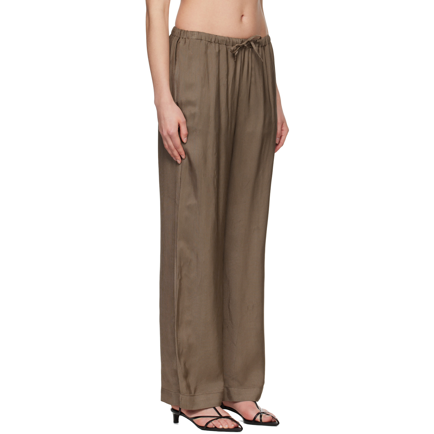 Róhe Brown Relaxed Fit Trousers 
