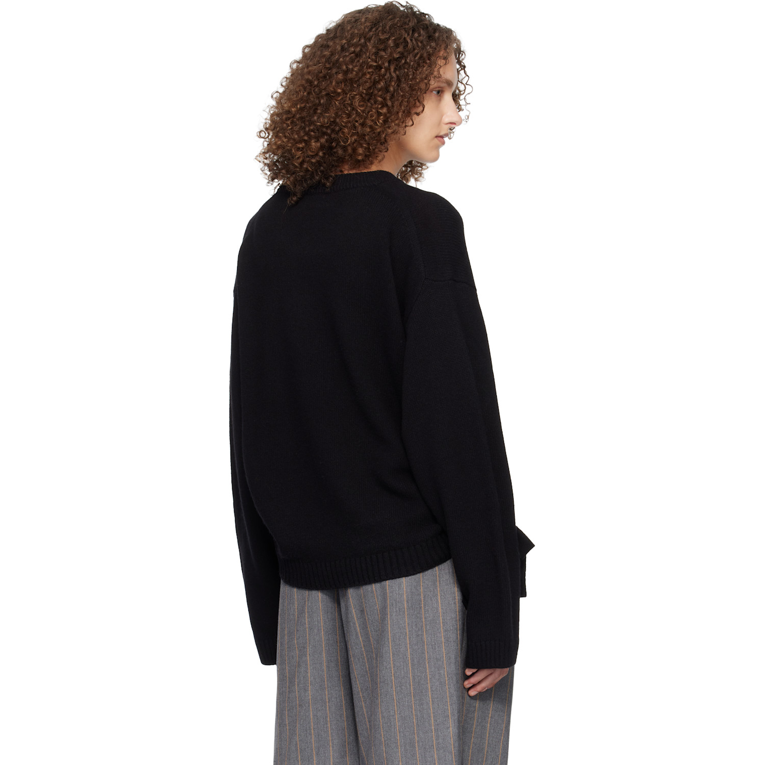  Ganni Black Wool Mix Sweater 