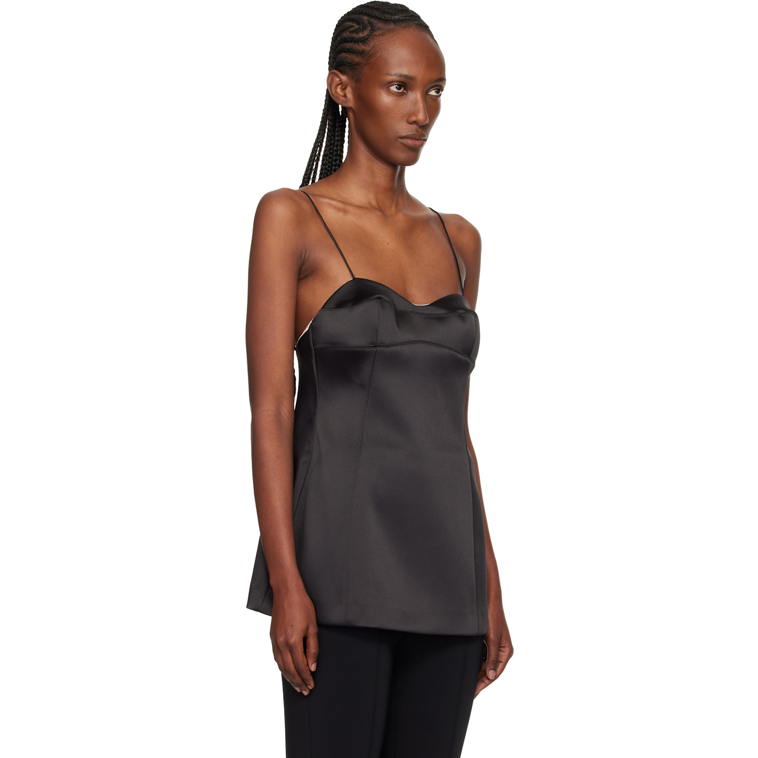  Róhe Black Bustier Top 