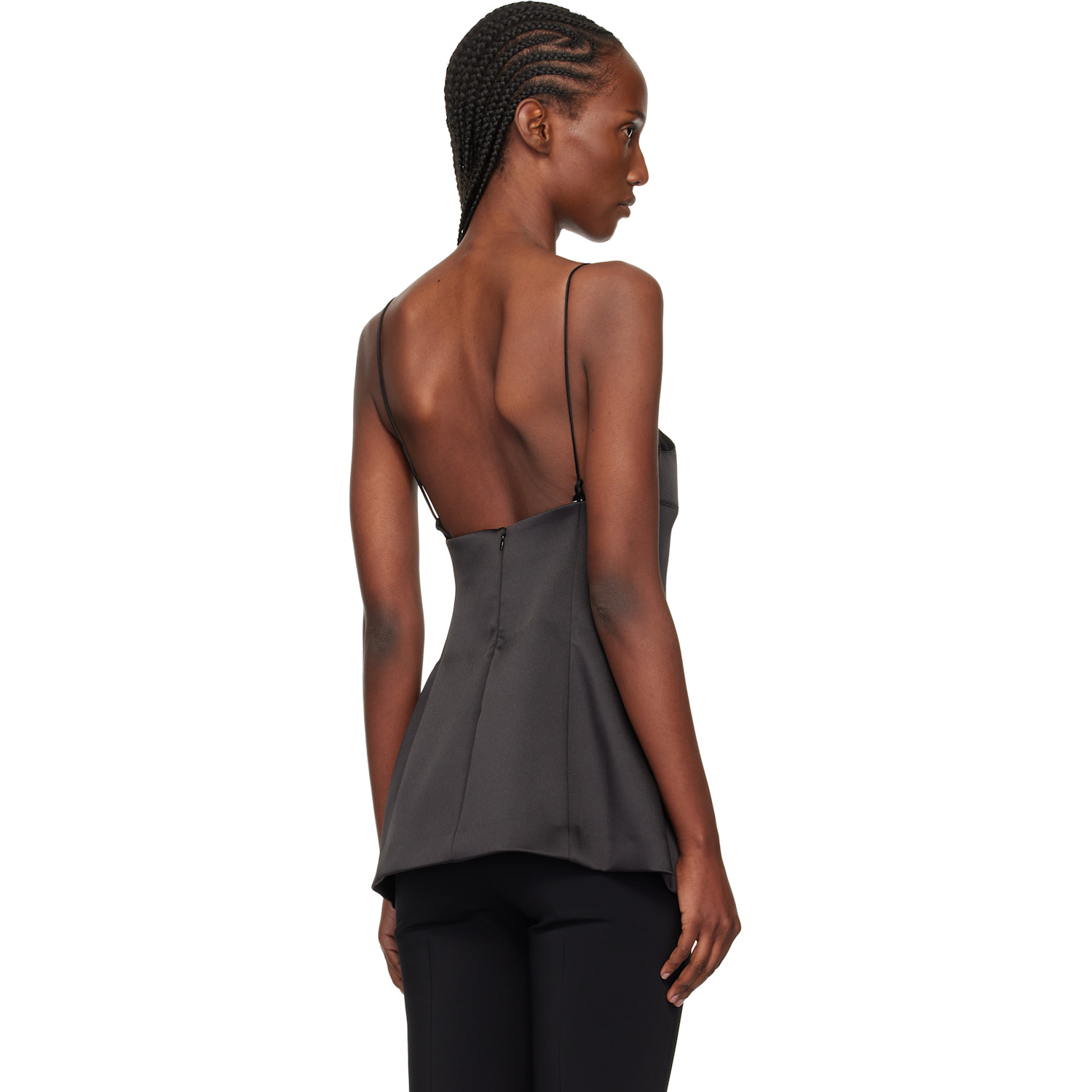  Róhe Black Bustier Top 