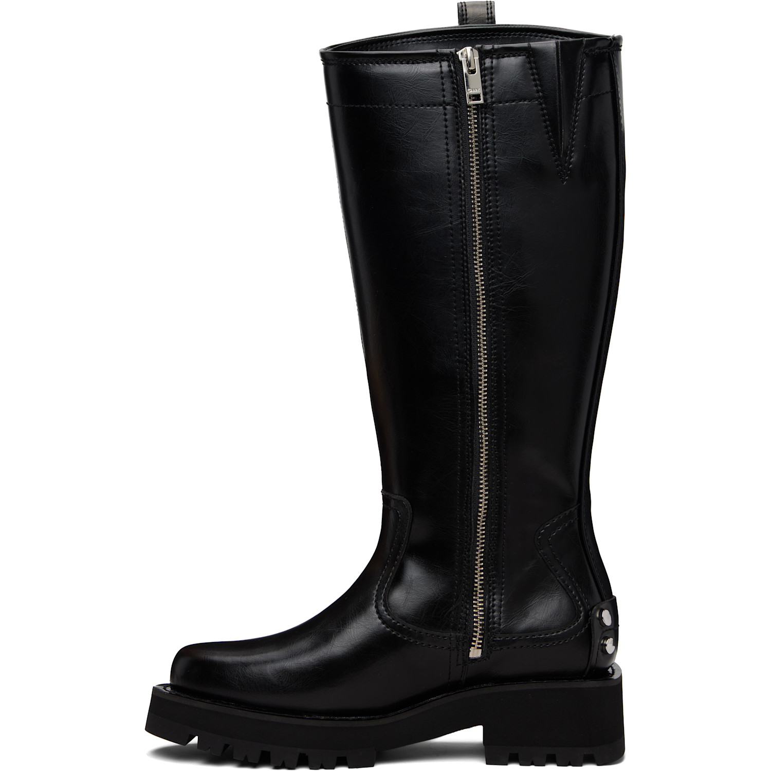 Ganni Black High Boots 