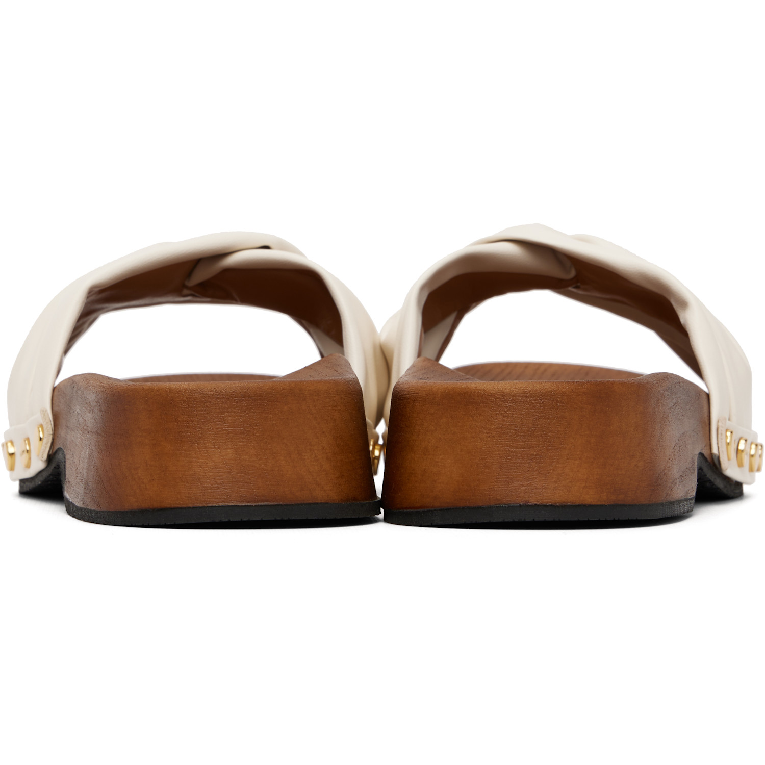  Ganni Off-white Tia Fairy Clog Sandals 