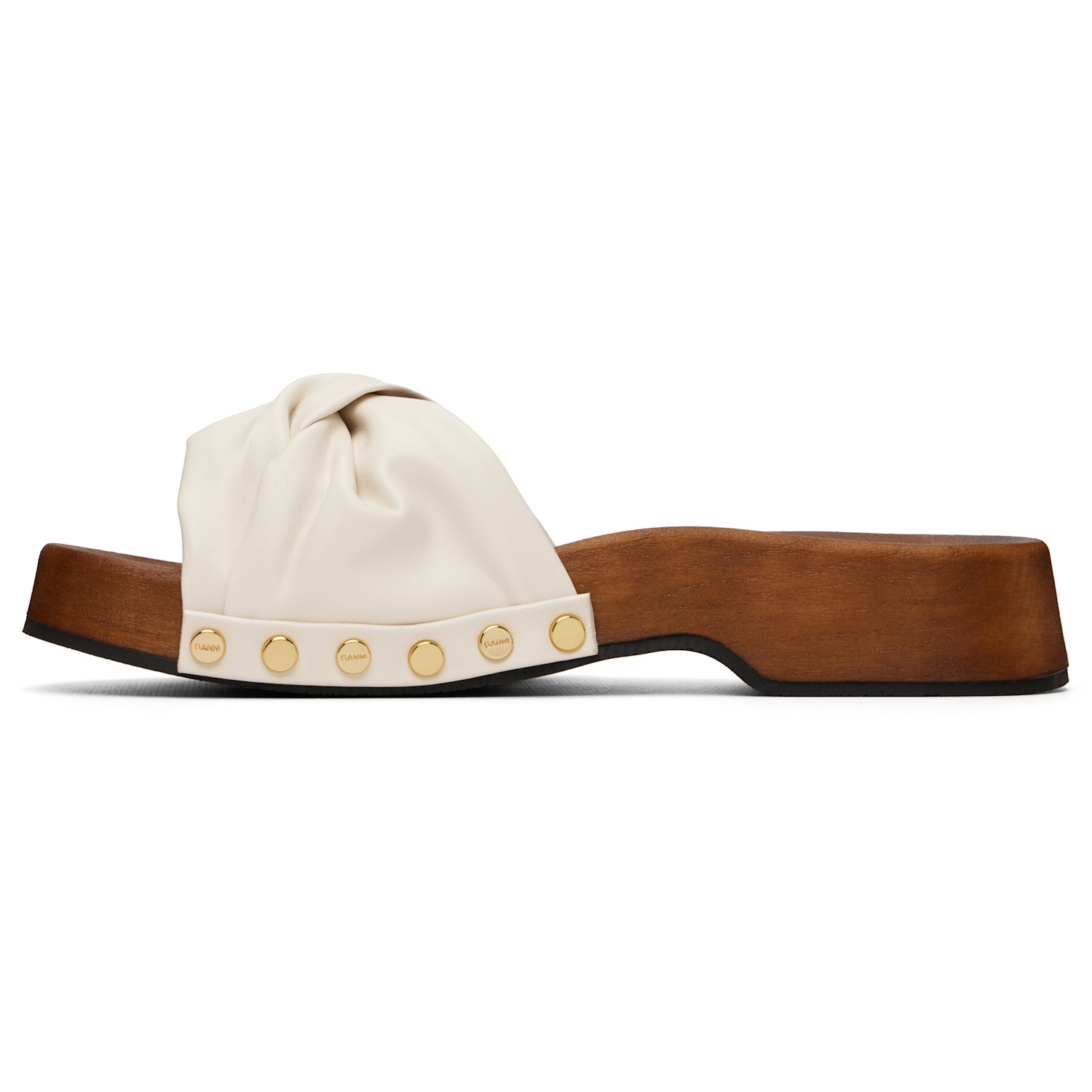  Ganni Off-white Tia Fairy Clog Sandals 