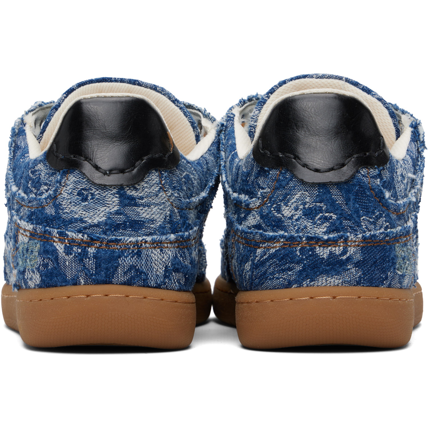  Ganni Blue Denim Tapestry Sneakers 
