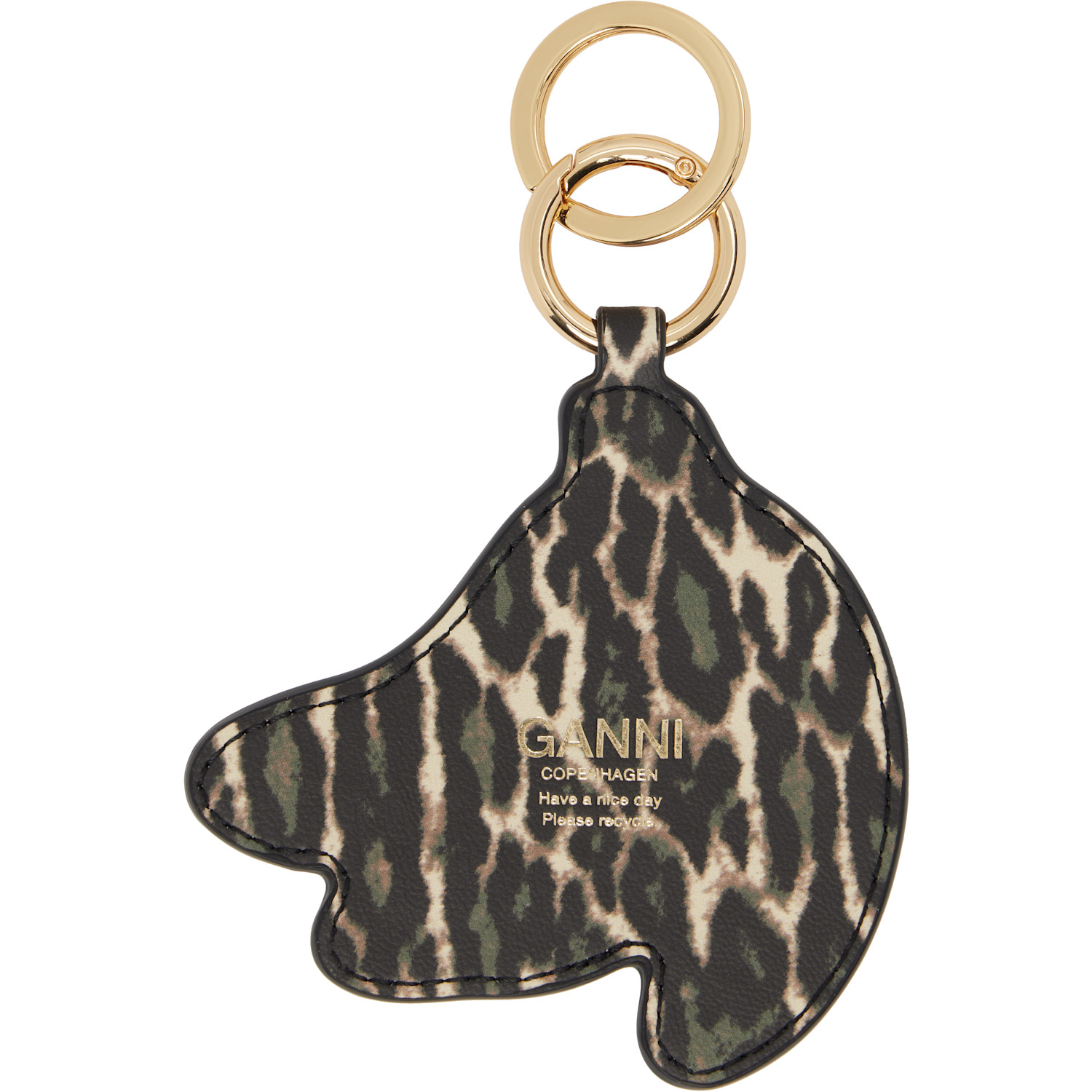  Ganni Yellow Joy Banana Keychain 