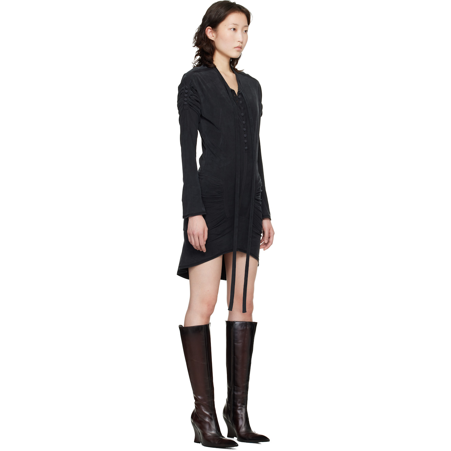  Knwls Black Leia Minidress 