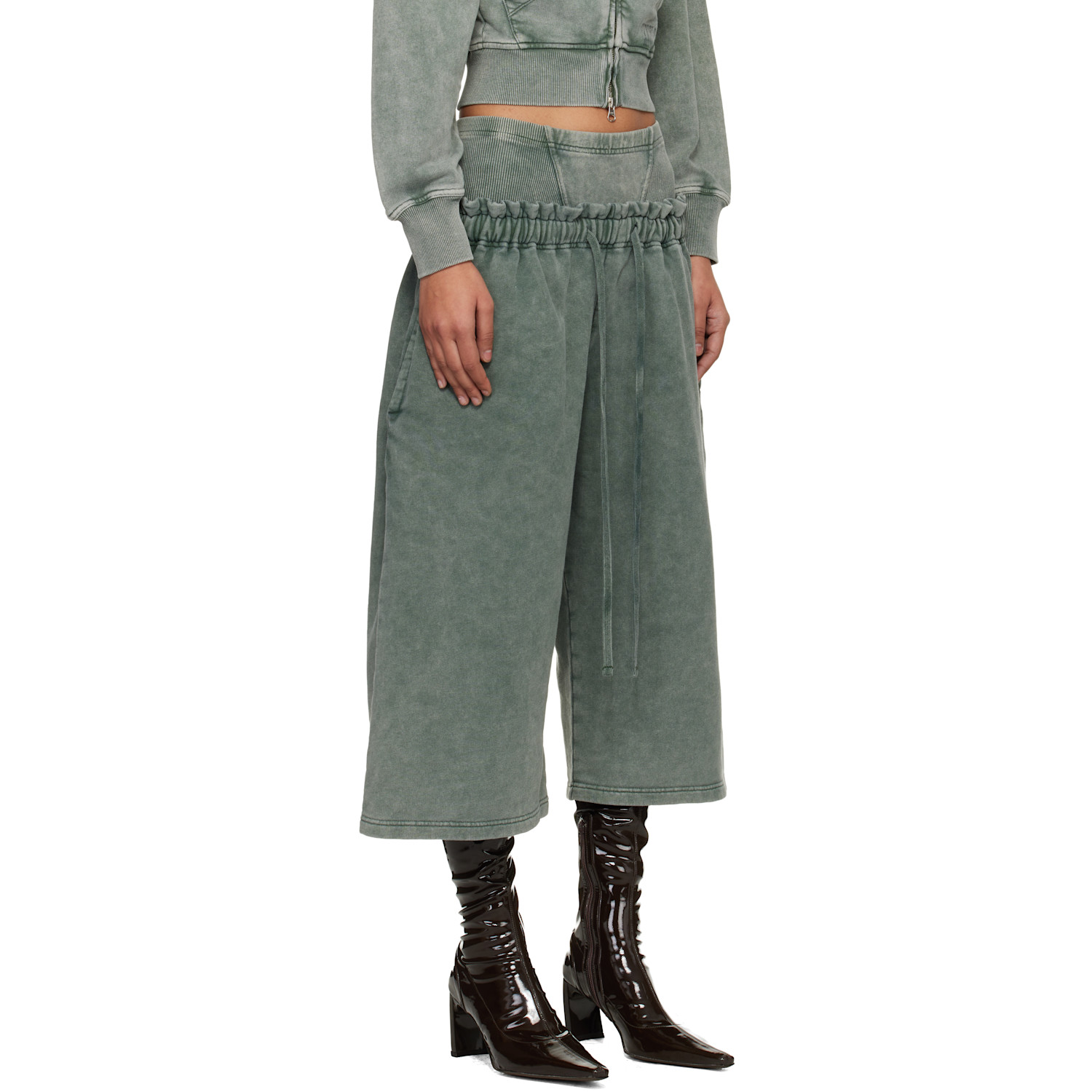  Knwls Green Haze Sweat Shorts 