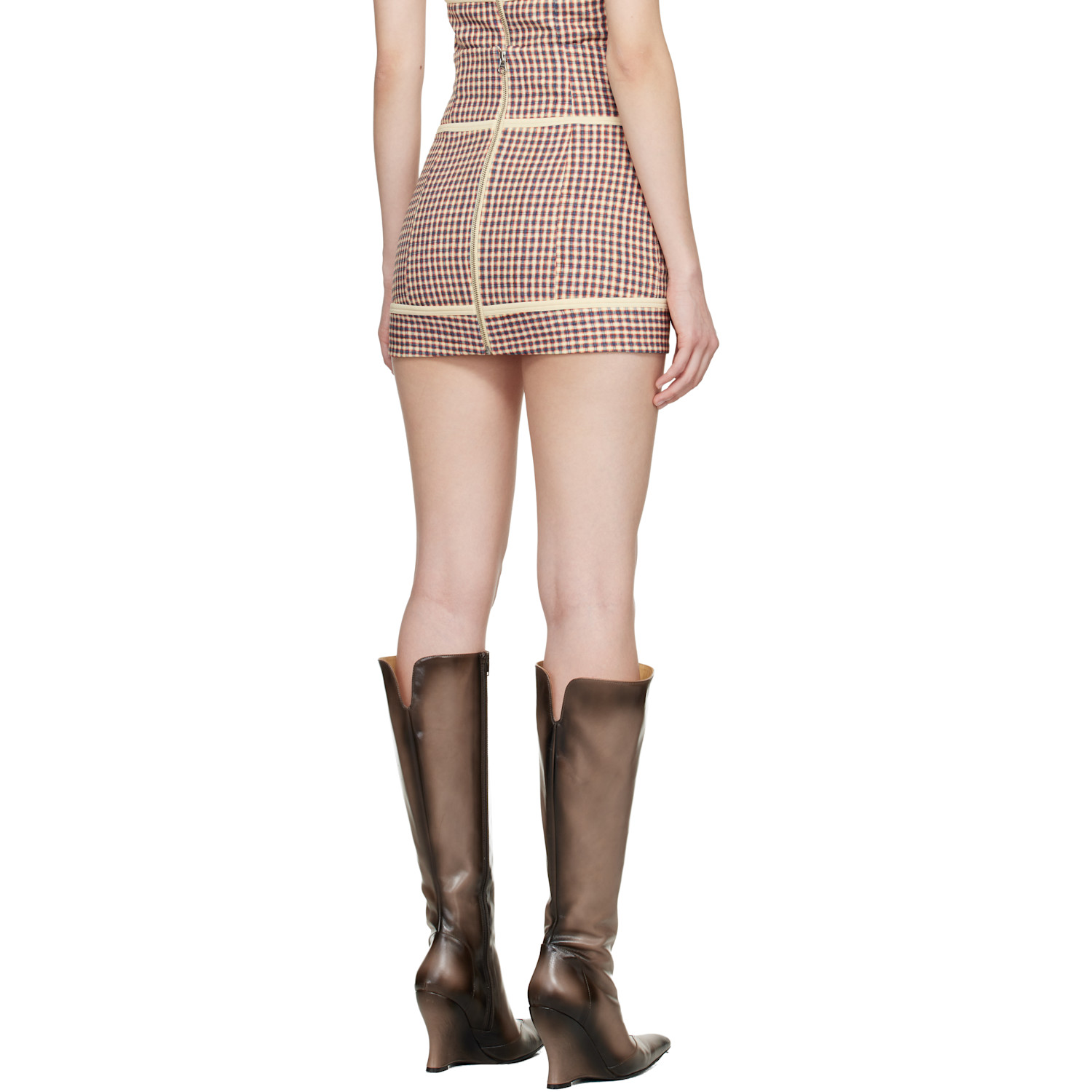  Knwls Beige Neo Miniskirt 