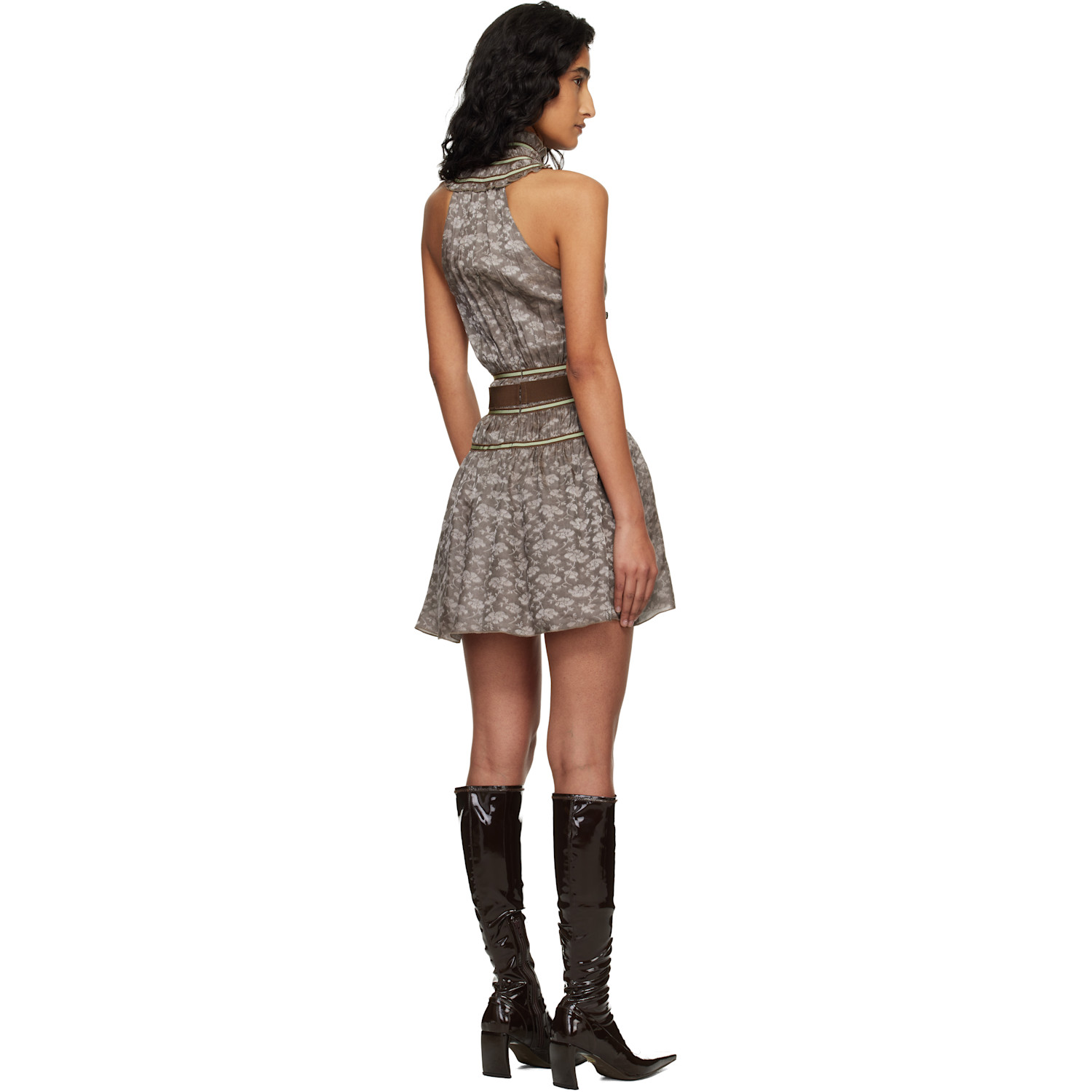  Knwls Brown Freya Minidress 