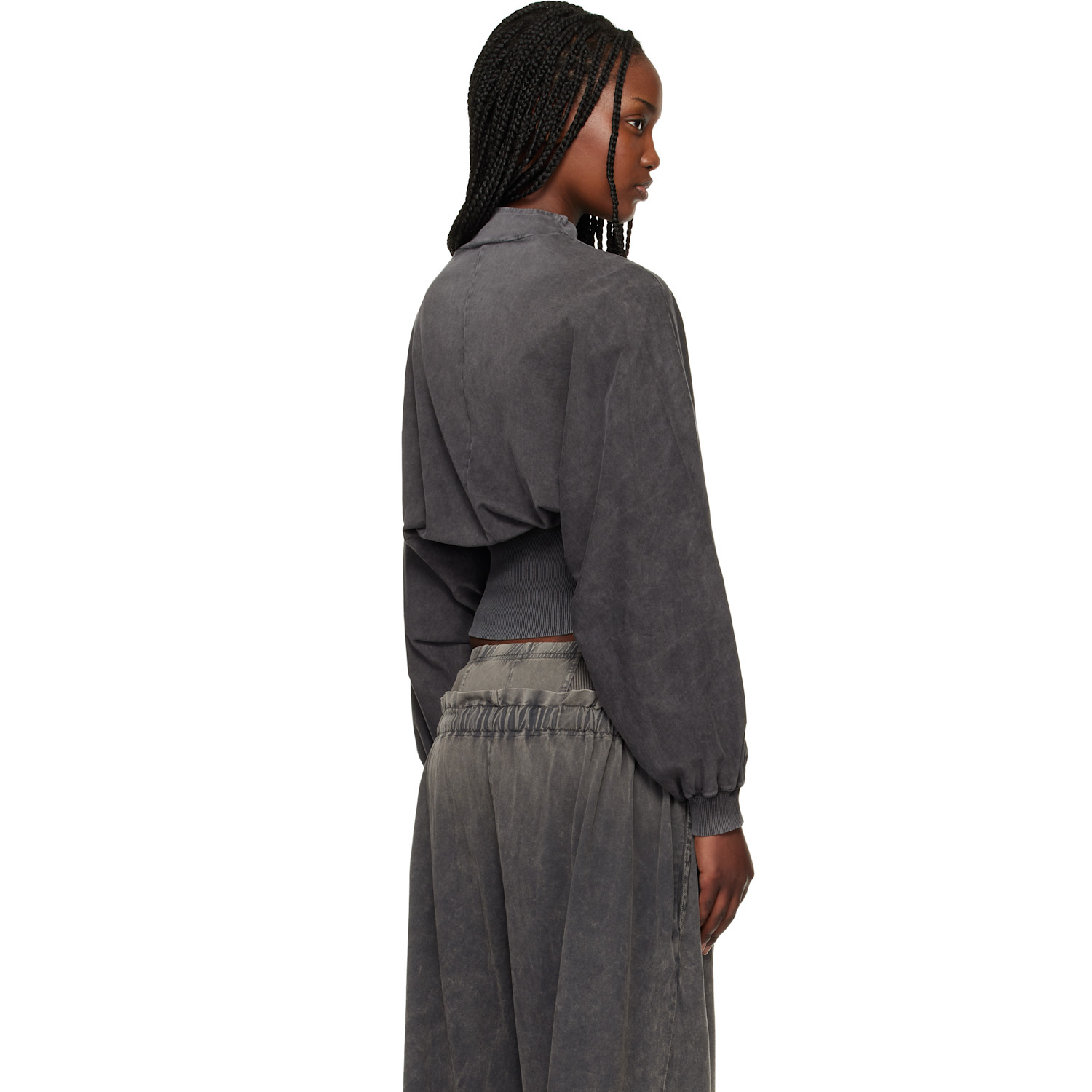  Knwls Black Haze Zip-up Sweatshirt 