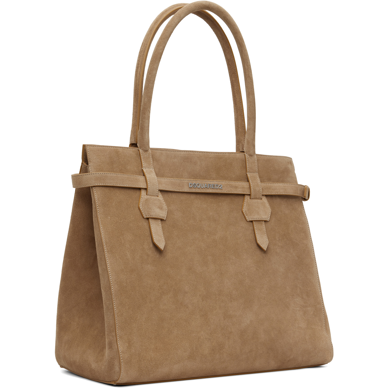  Dsquared2 Tan Twin Shopping Tote 