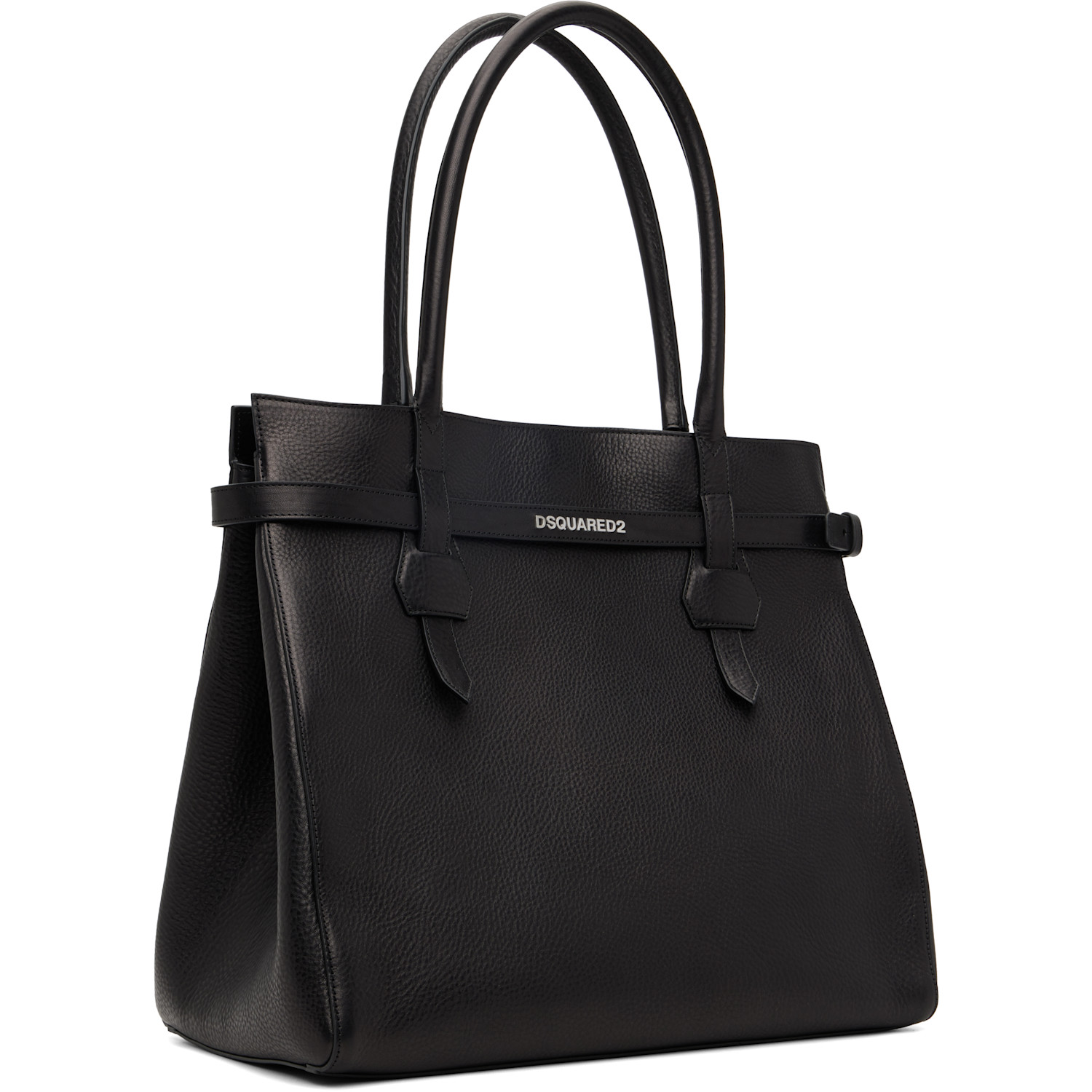  Dsquared2 Black Twin Shopping Tote 