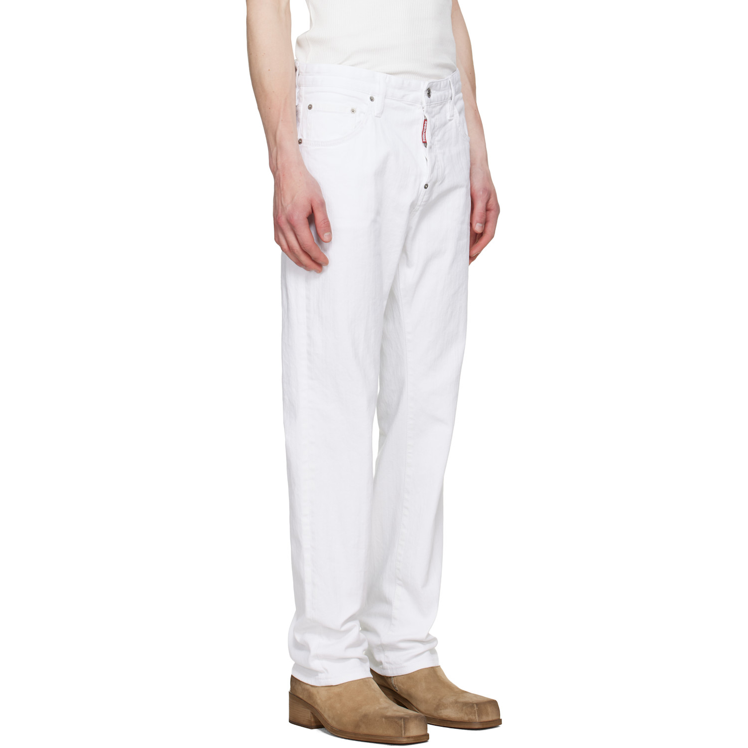  Dsquared2 White 642 Jeans 