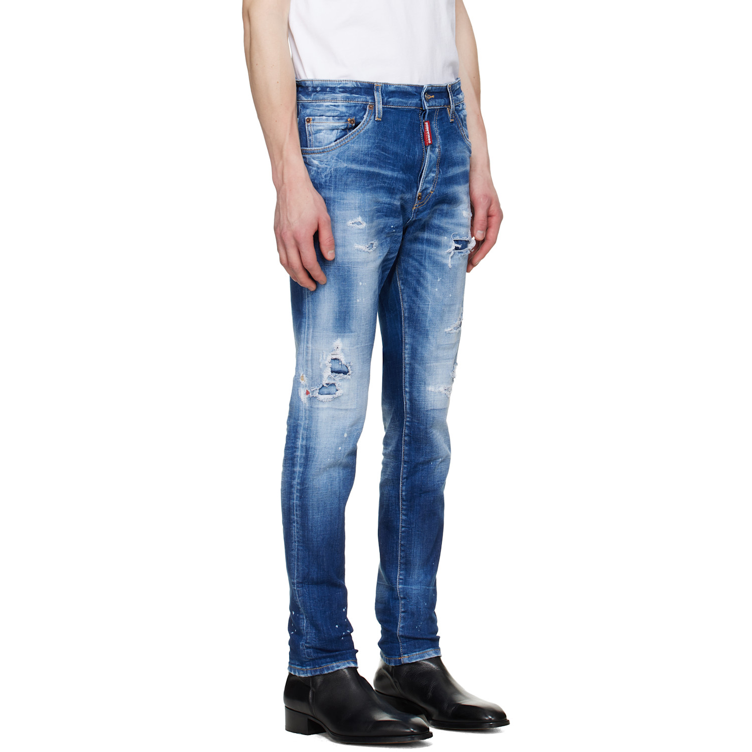  Dsquared2 Blue Teddy Jeans 