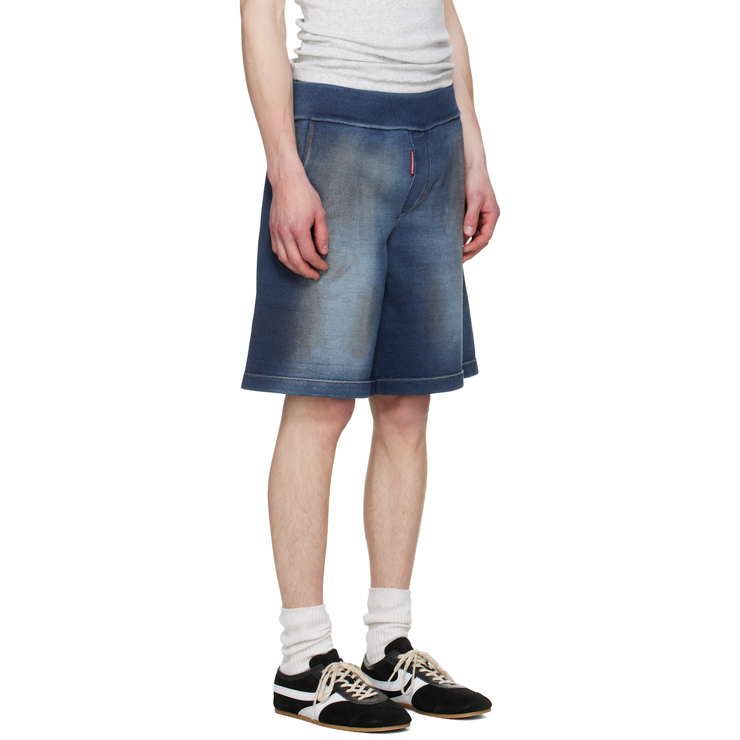  Dsquared2 Indigo Knit Shorts 