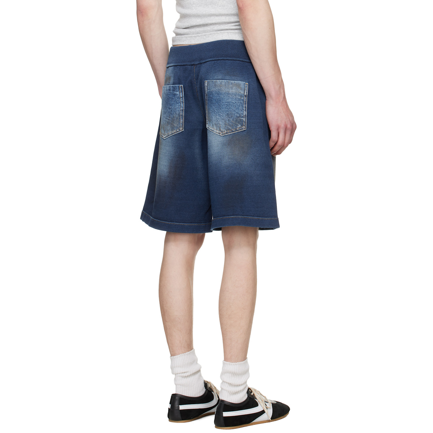  Dsquared2 Indigo Knit Shorts 