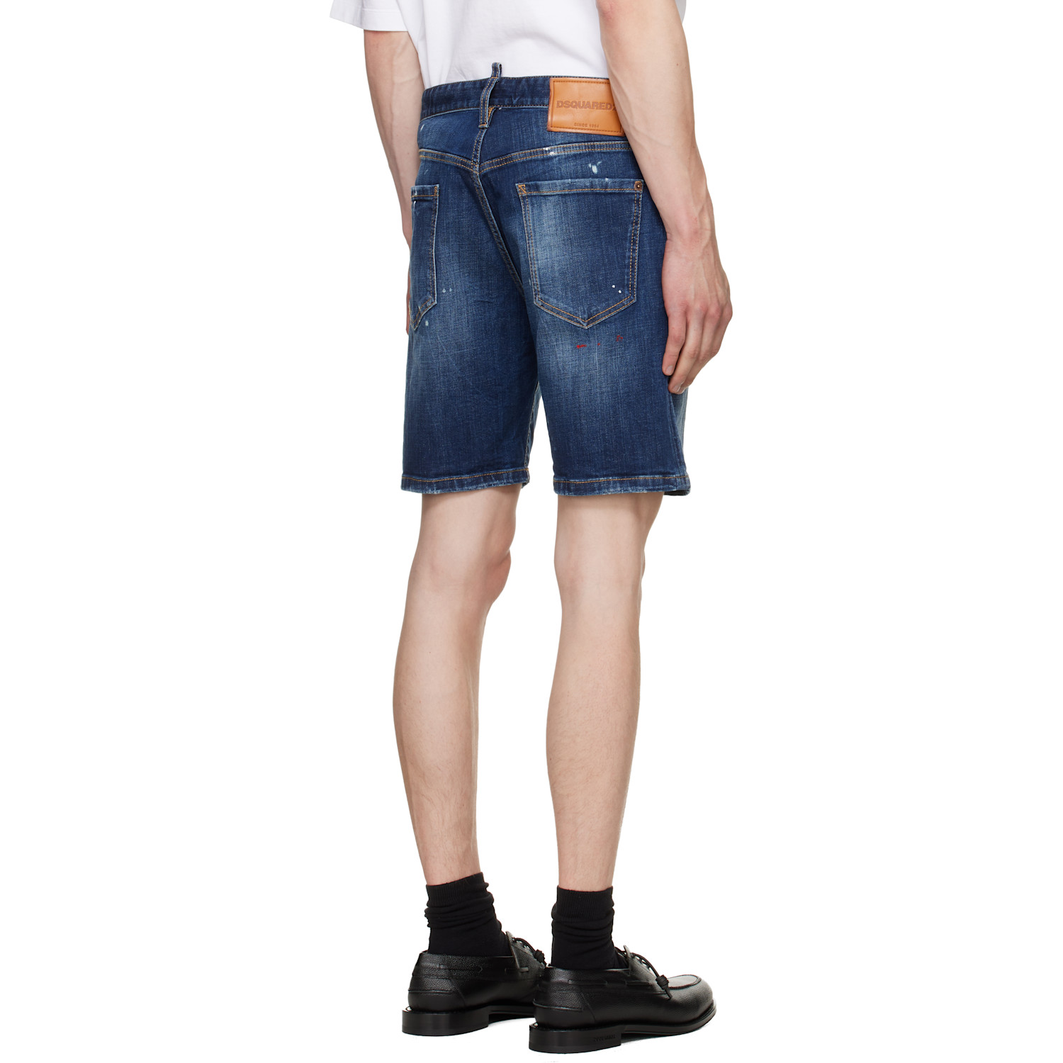  Dsquared2 Navy Marine Denim Shorts 