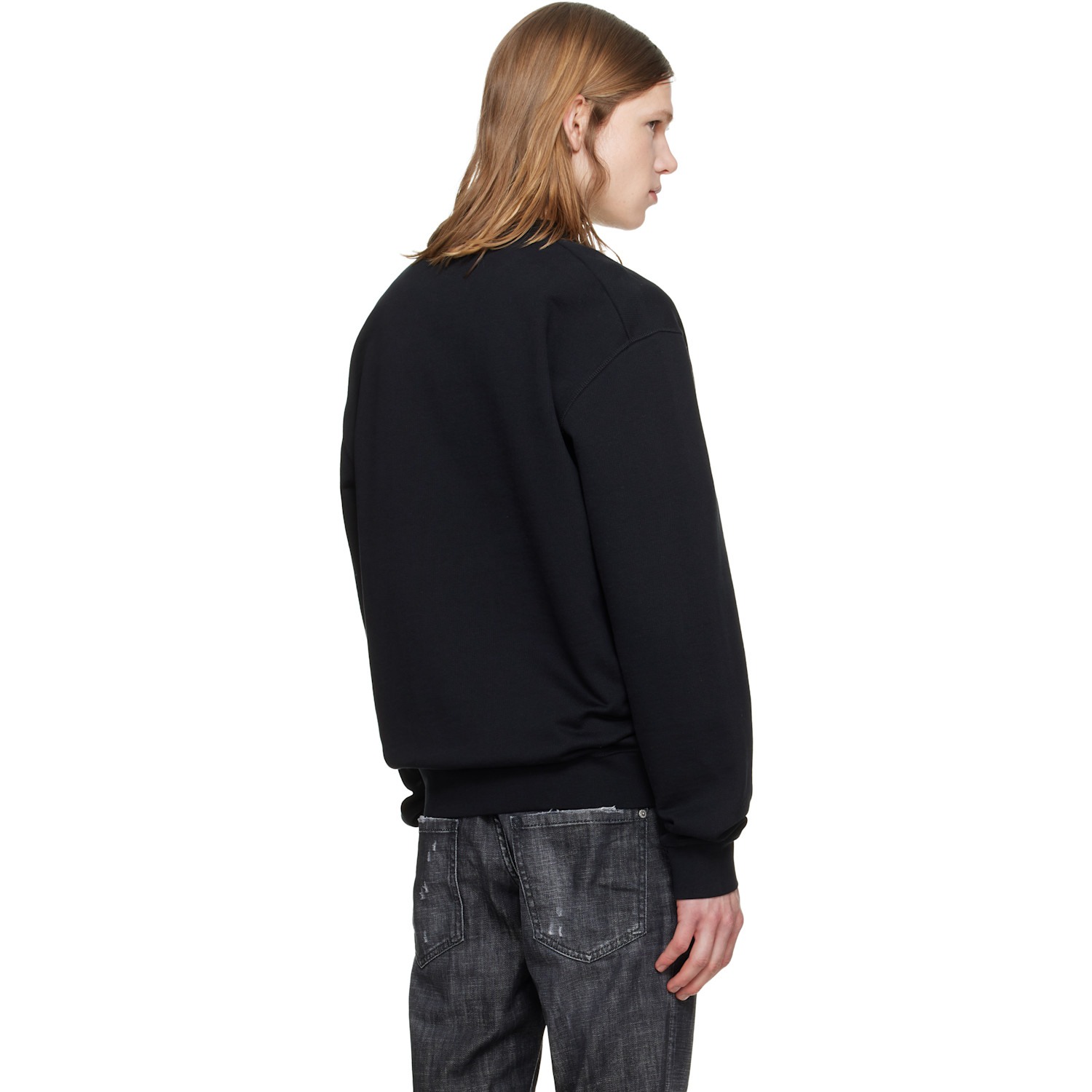  Dsquared2 Black 'dsquared2 Milano' Cool Fit Sweatshirt 
