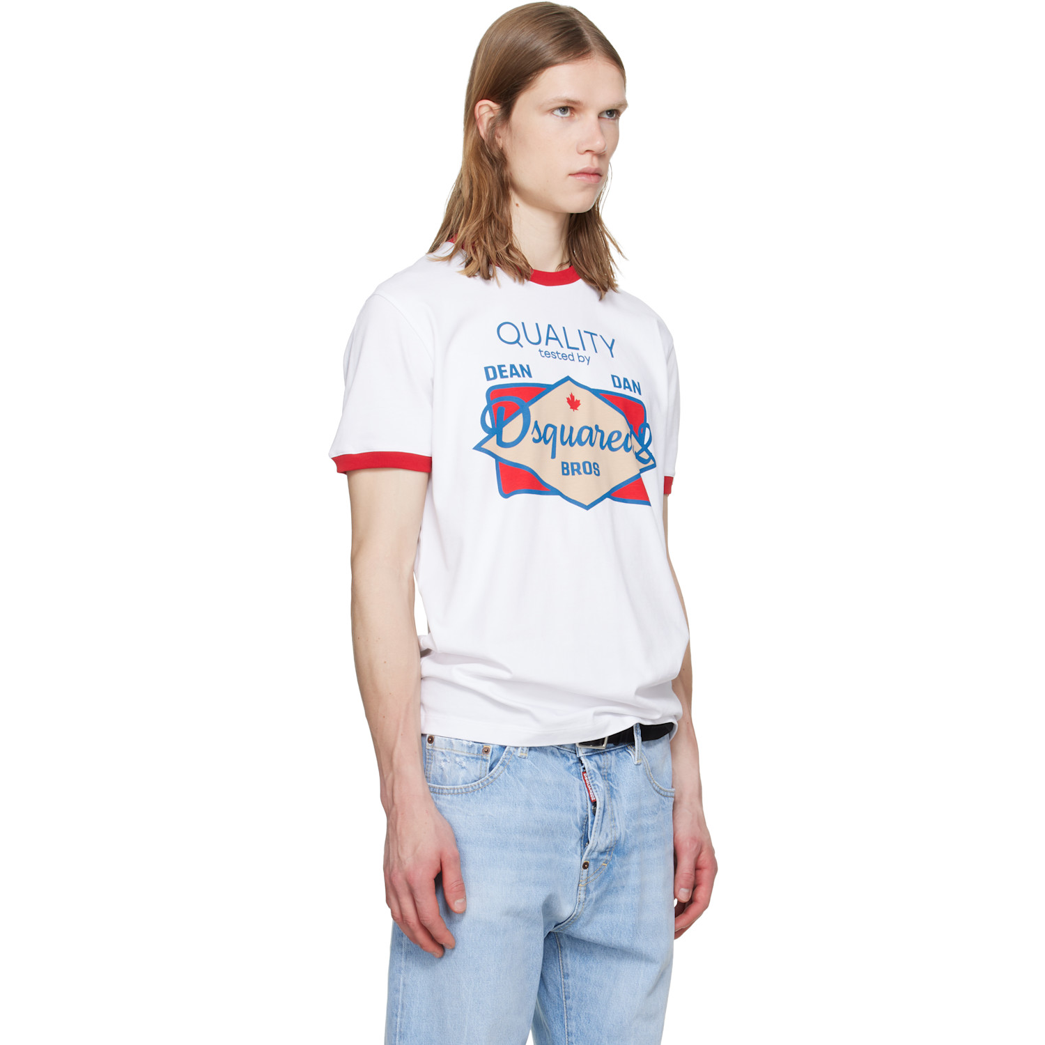  Dsquared2 White D2 Daywear New Cool Fit T-shirt 