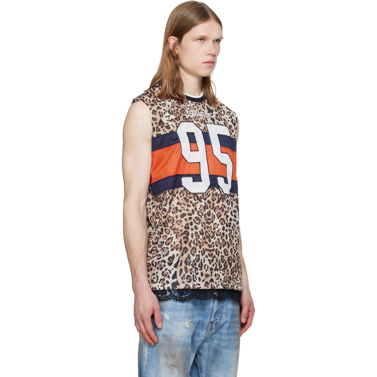  Dsquared2 Multicolor Wild2 Cigarette Fit Tank Top 