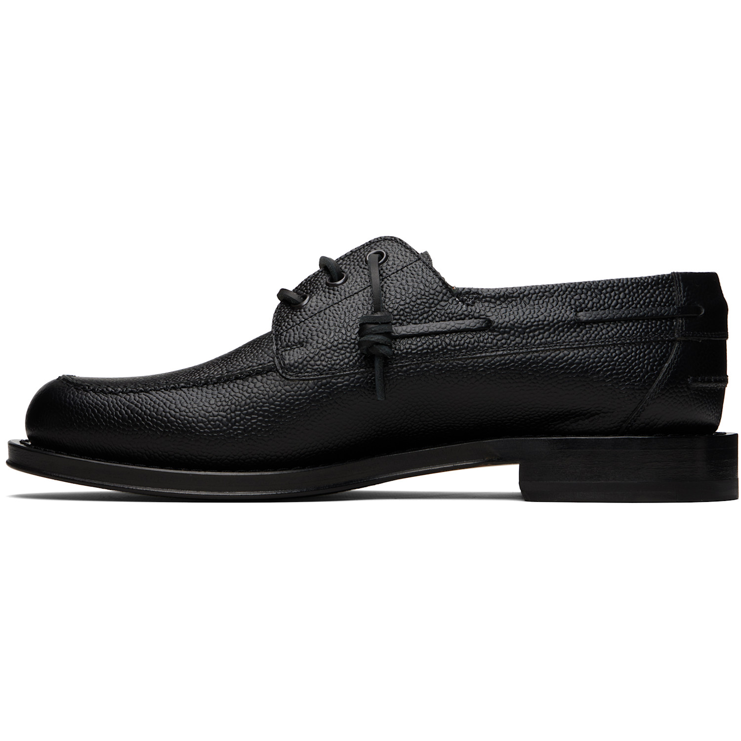  Dsquared2 Black Neoclassic Boat Shoe Derbys 