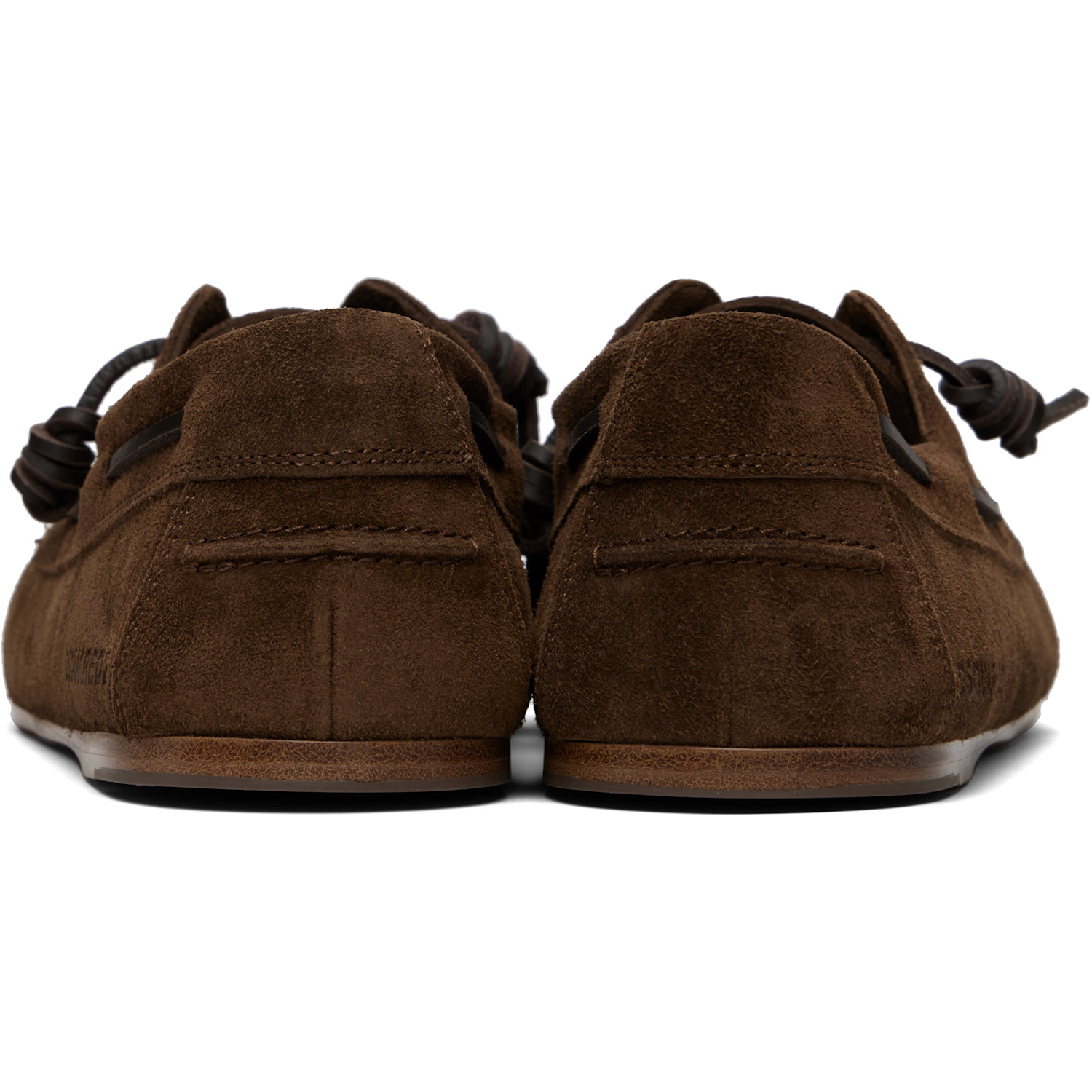  Dsquared2 Brown D2 College Boat Shoes 
