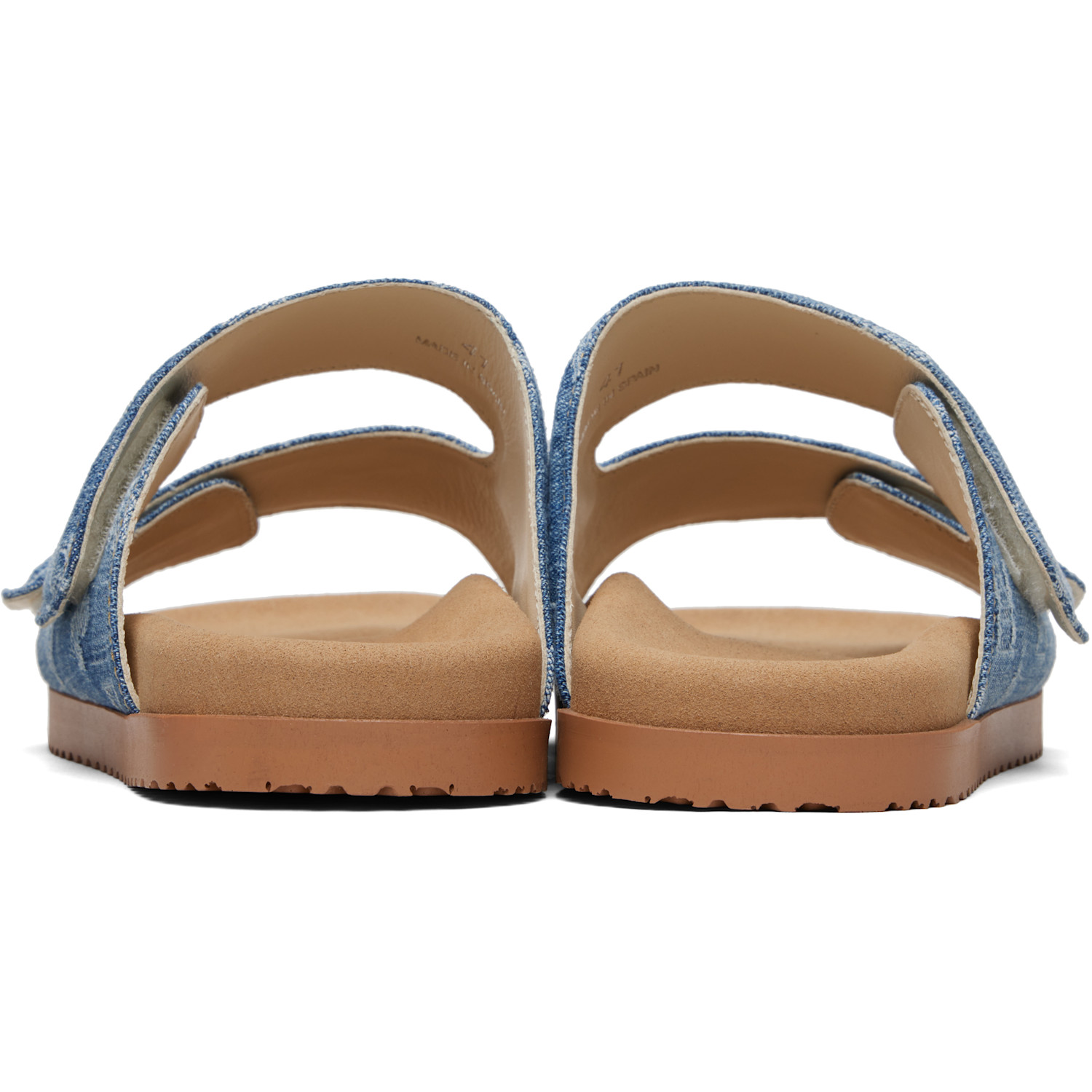  Dsquared2 Blue D2 Monogram Sandals 