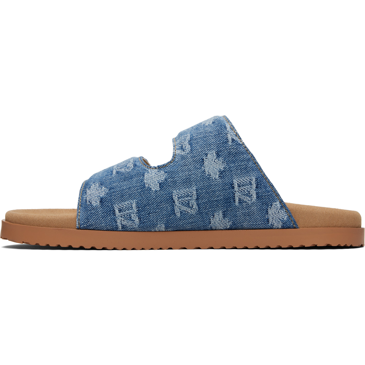  Dsquared2 Blue D2 Monogram Sandals 