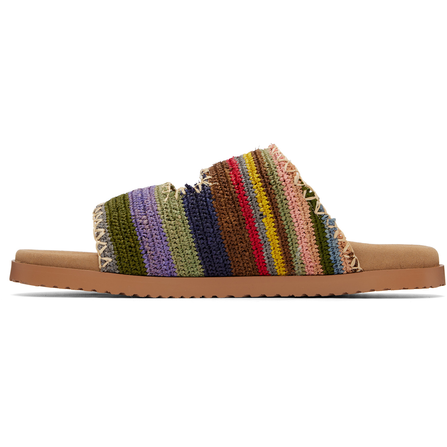  Dsquared2 Multicolor Striped Sandals 