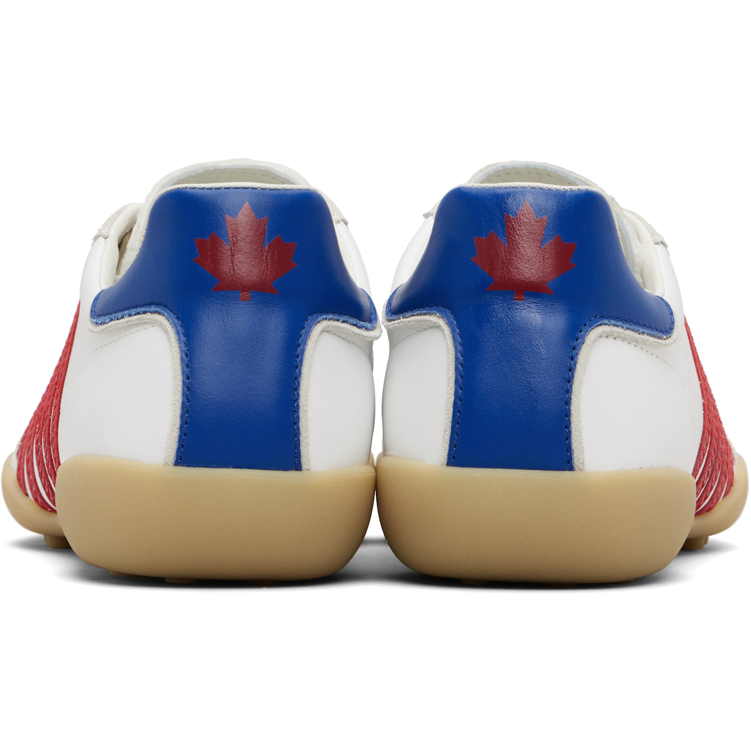  Dsquared2 White Soccer Sneakers 