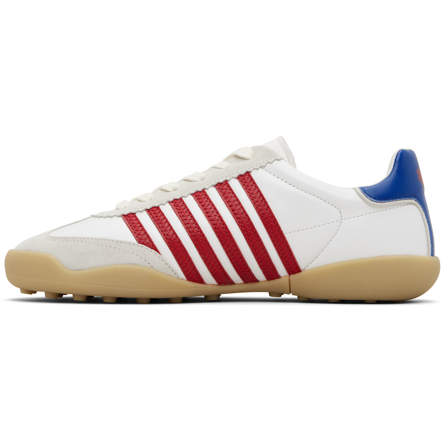  Dsquared2 White Soccer Sneakers 