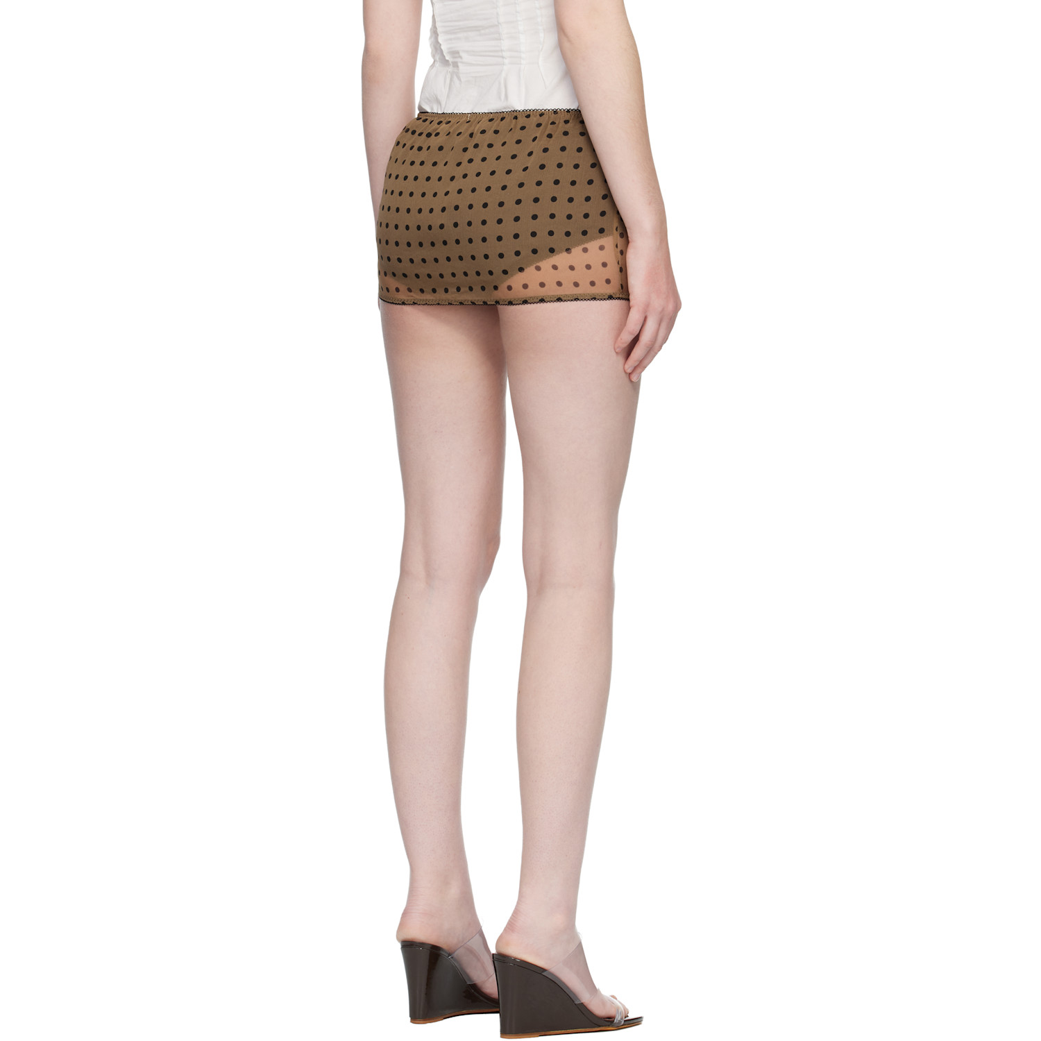  Fruity Booty Tan Polka Bloomer Skort 