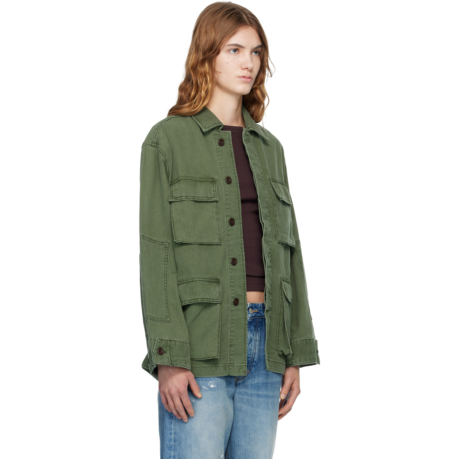  Jeanerica Green Lucy Jacket 