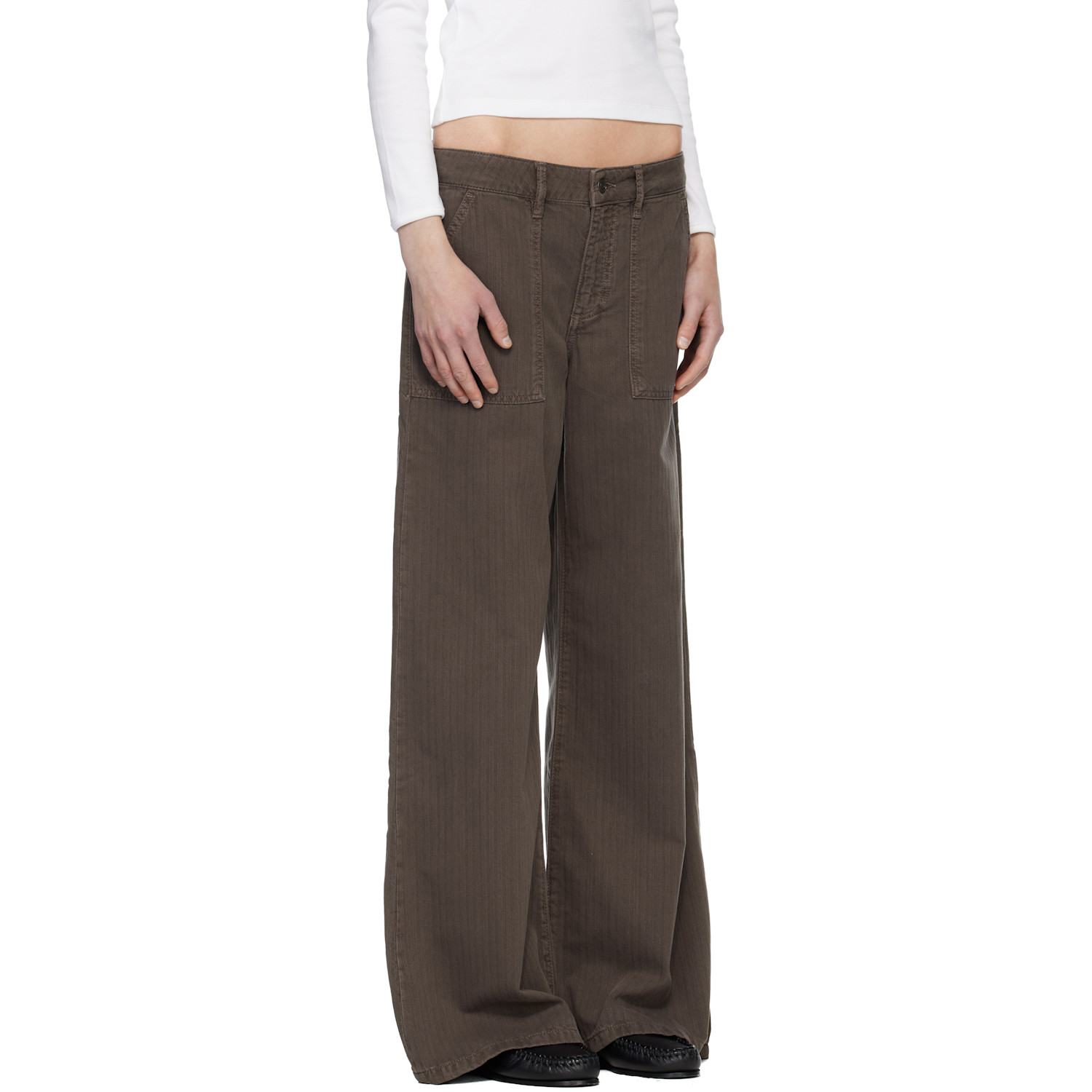  Jeanerica Brown Guell Trousers 