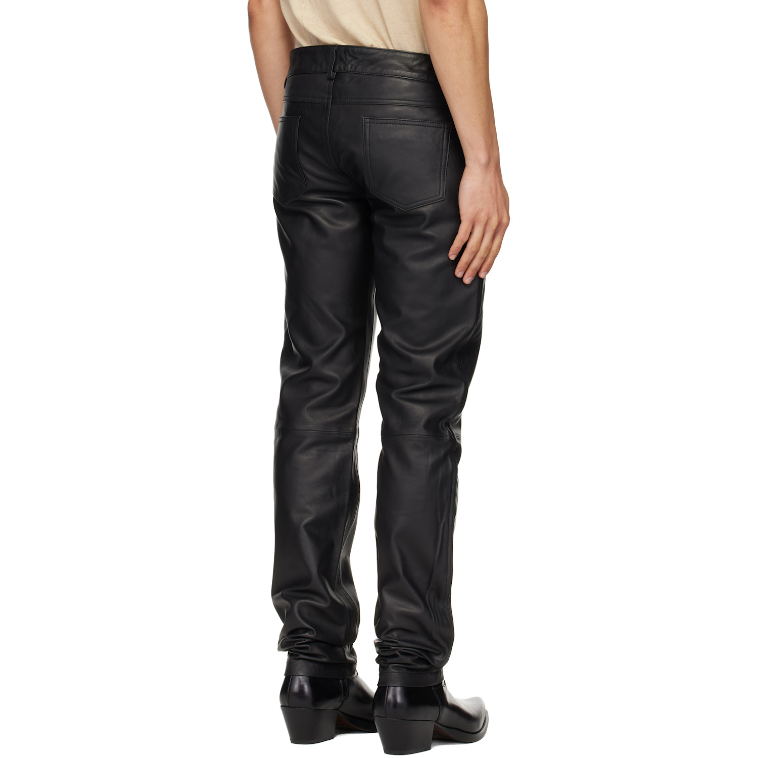  Deadwood Black Ricki Leather Pants 