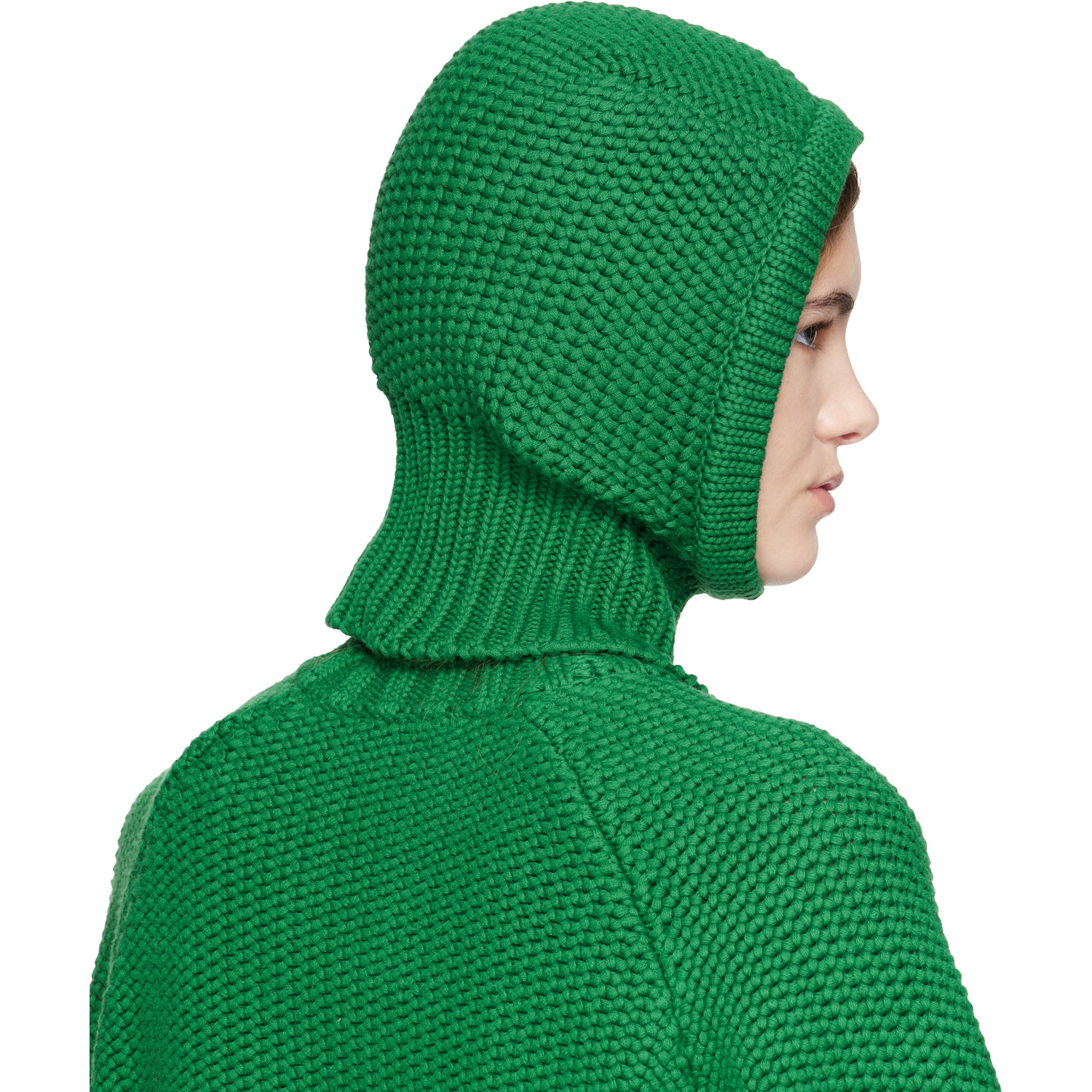  Ymc Green Cotton Balaclava 
