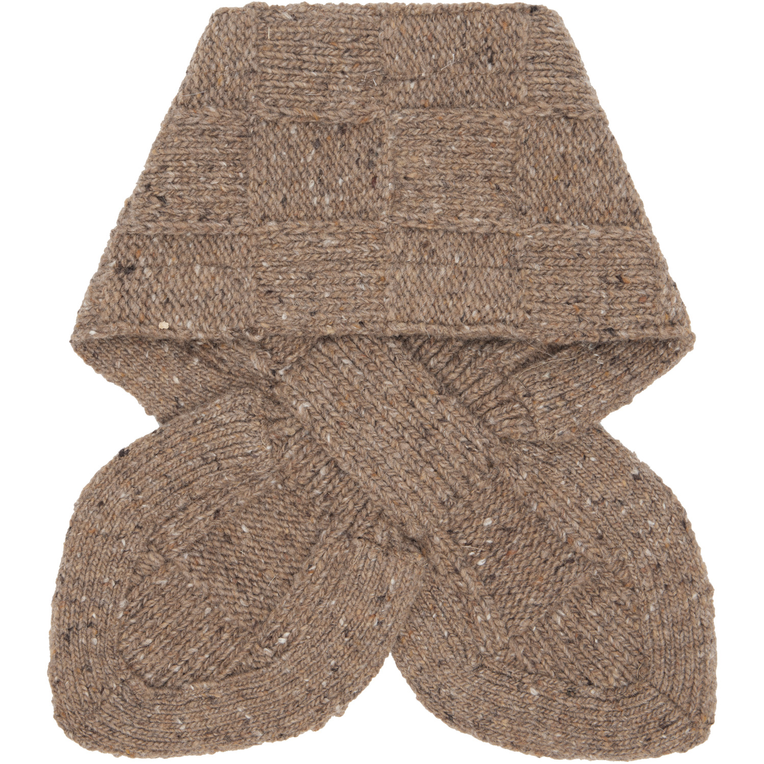  Ymc Taupe Slot Scarf 