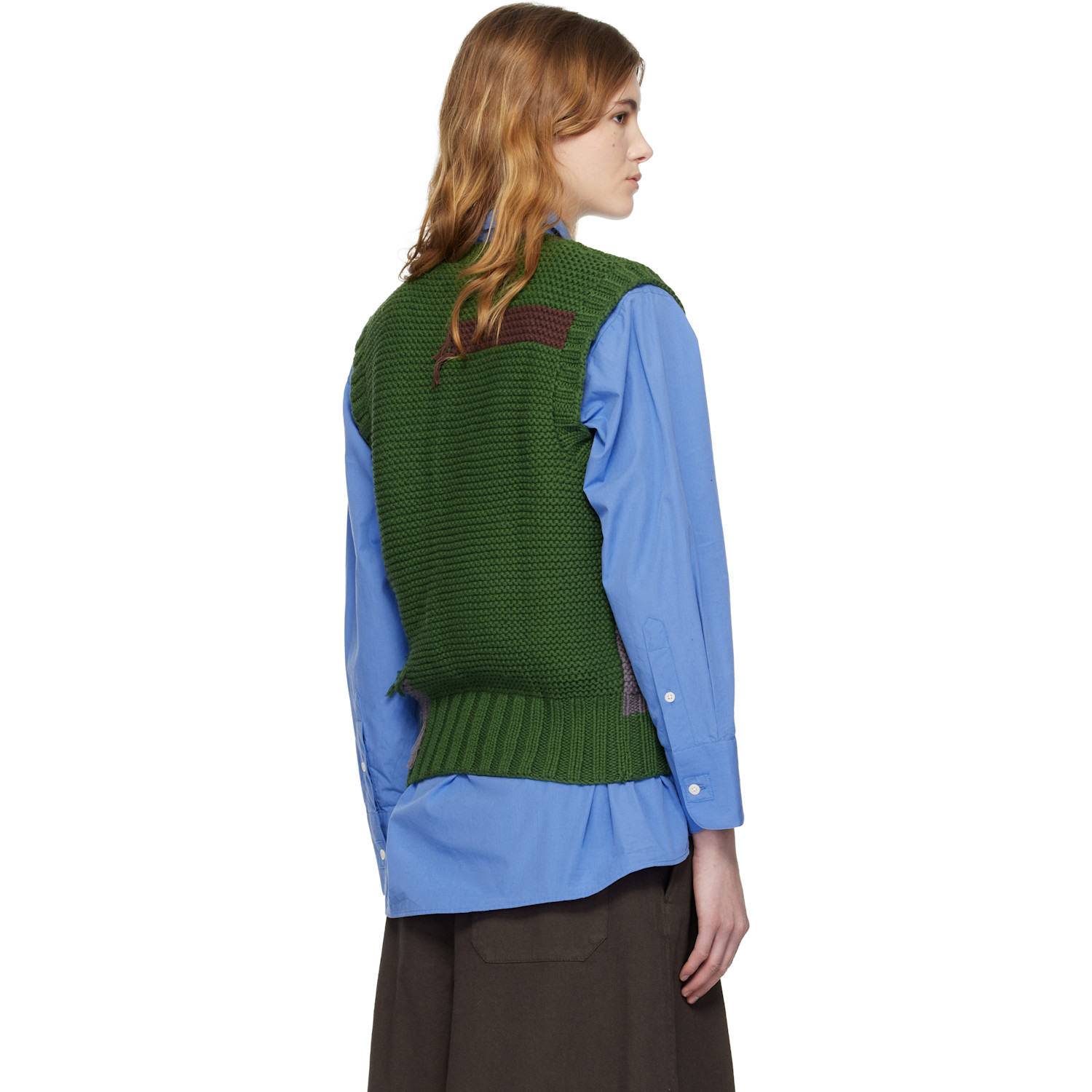  Ymc Gilet Heidi Vert 