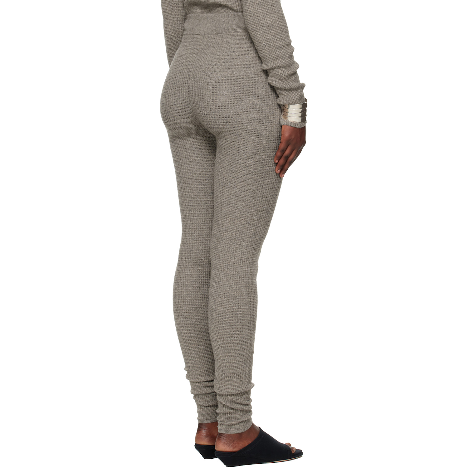  Fear Of God Essentials Brown Holiday Waffle Leggings 