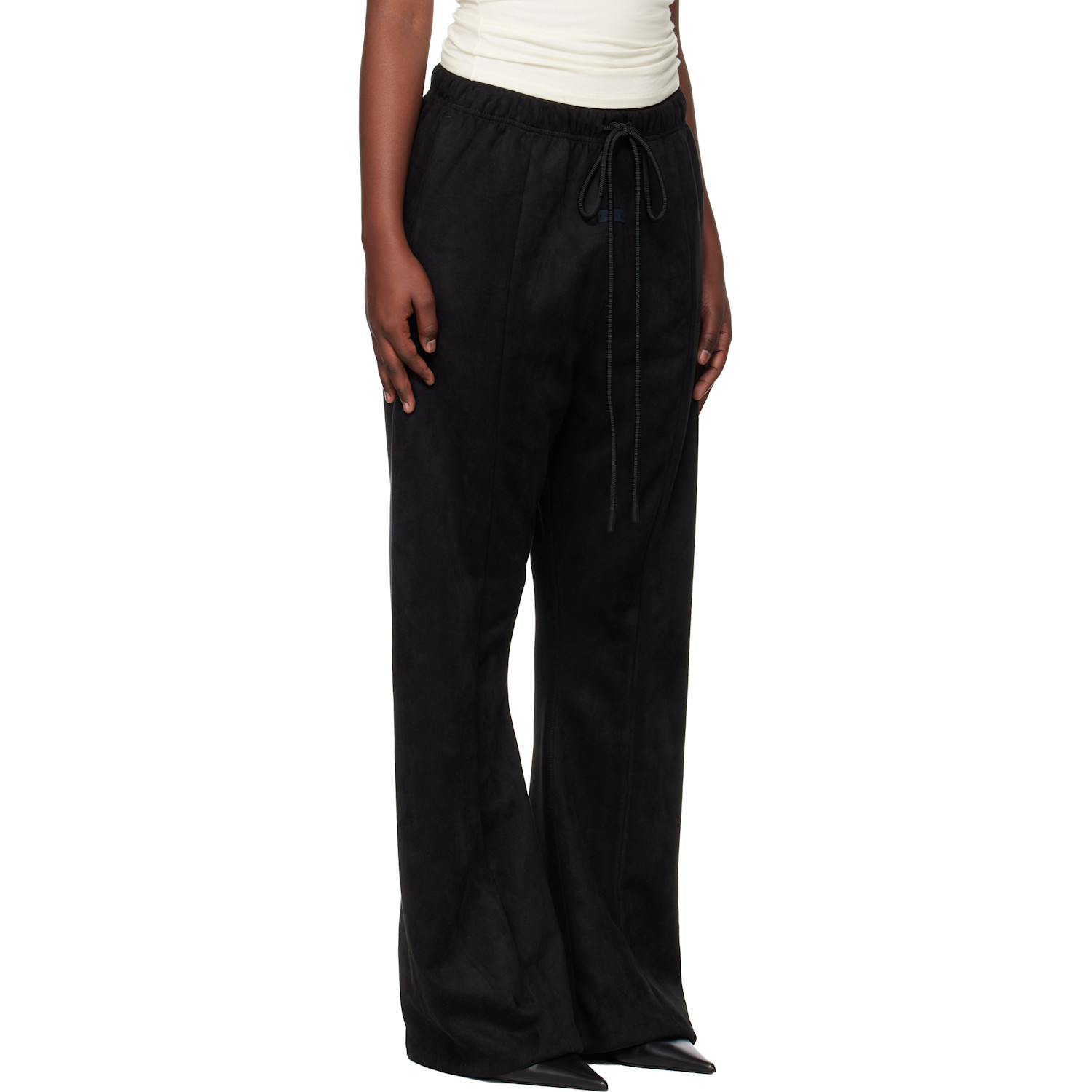  Fear Of God Essentials Gray Holiday Faux-suede Fleece Flare Lounge Pants 