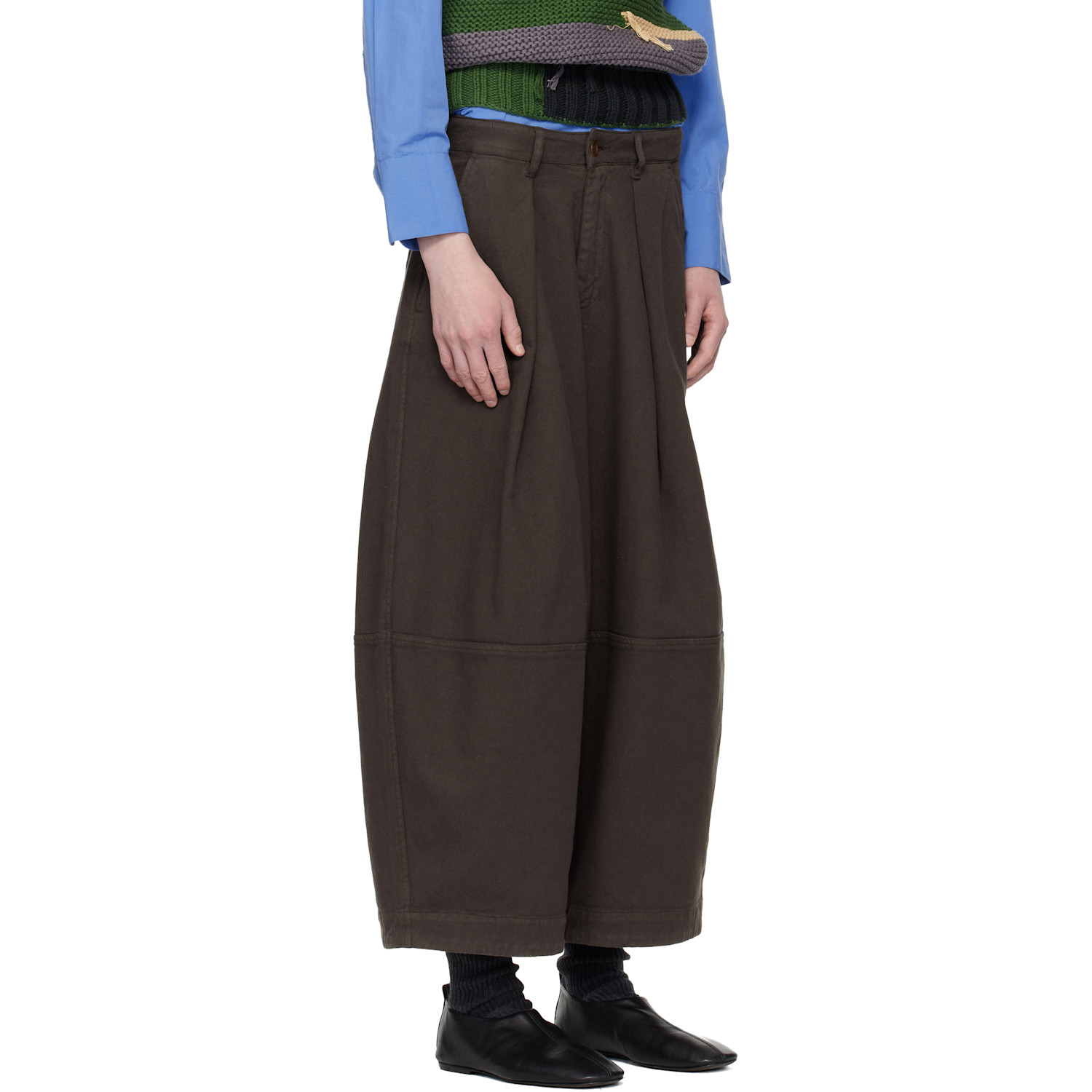  Ymc Brown Earth Deadbeat Trousers 