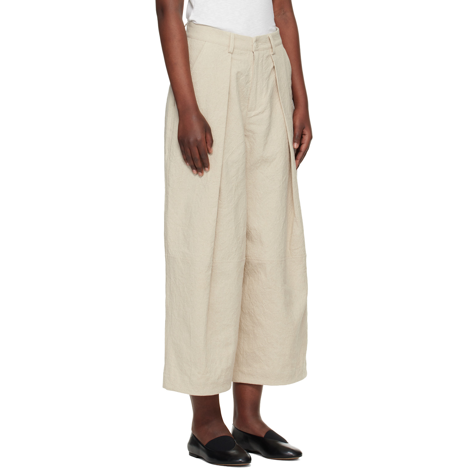  Ymc Beige Deadbeat Trousers 