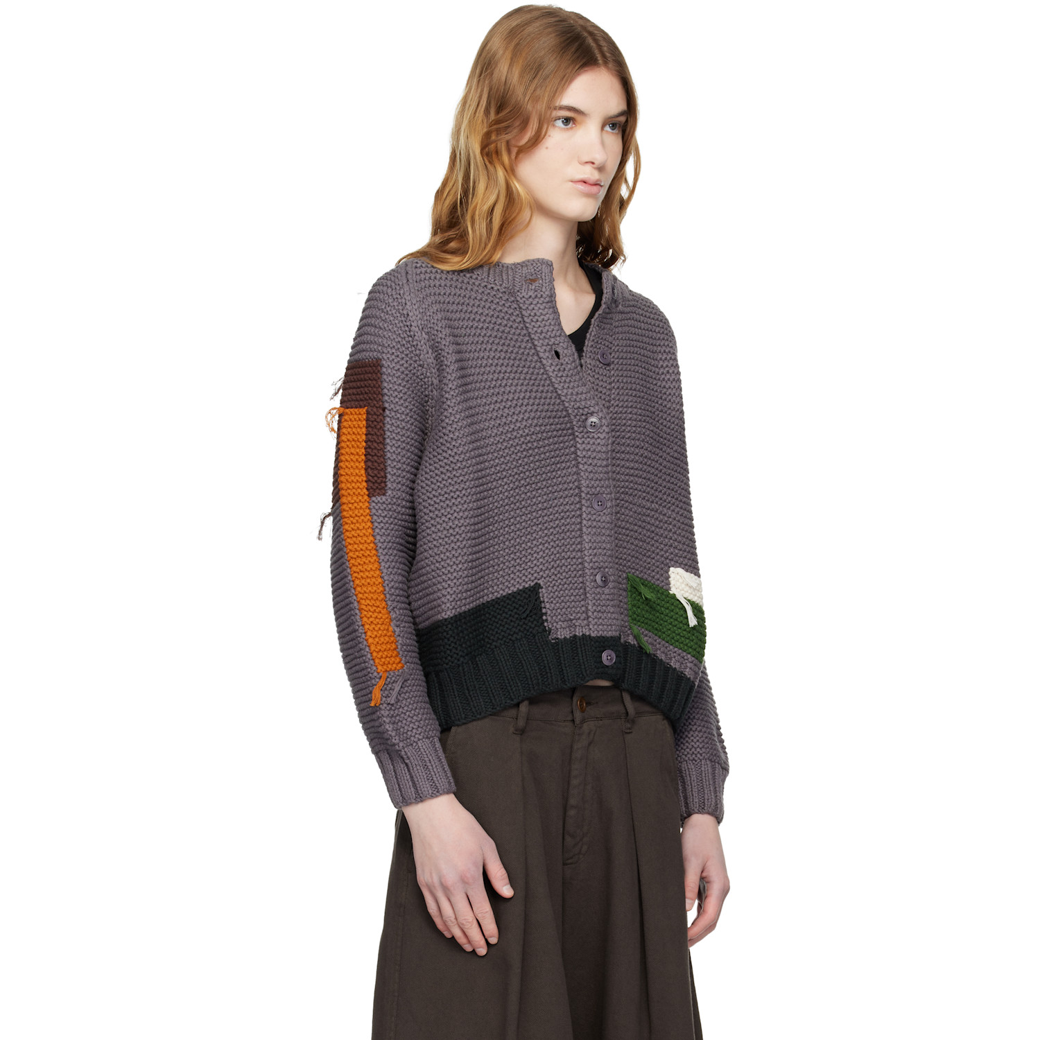  Ymc Cardigan Atomic Gris 