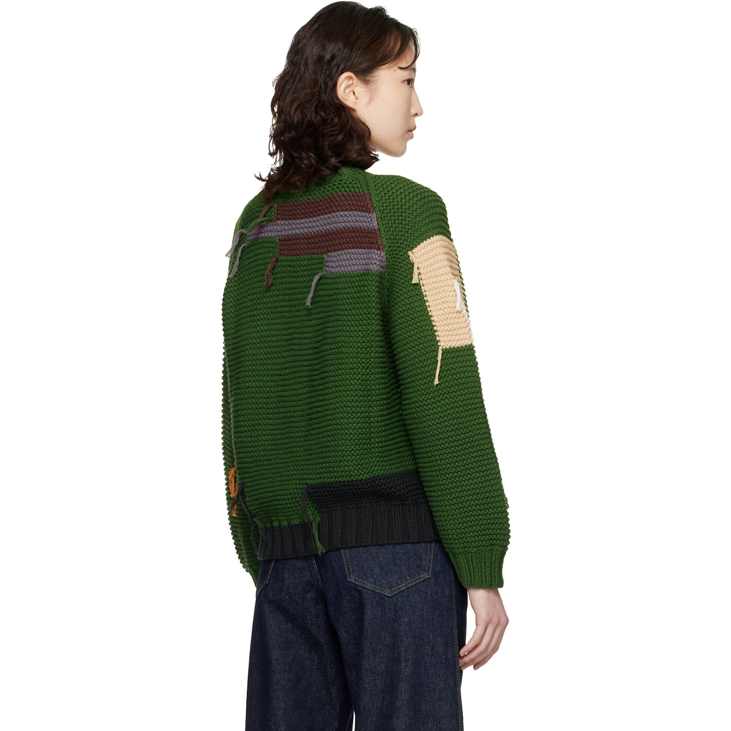  Ymc Green Atomic Cardigan 