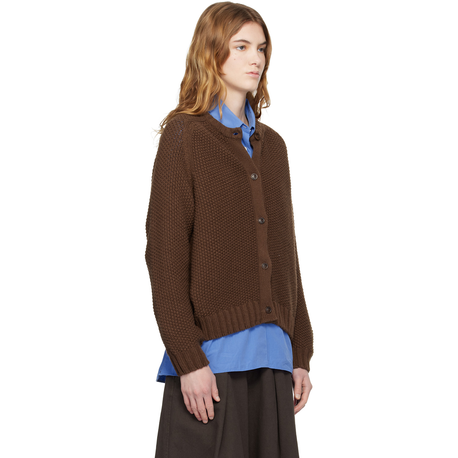  Ymc Cardigan Atomic Brun 
