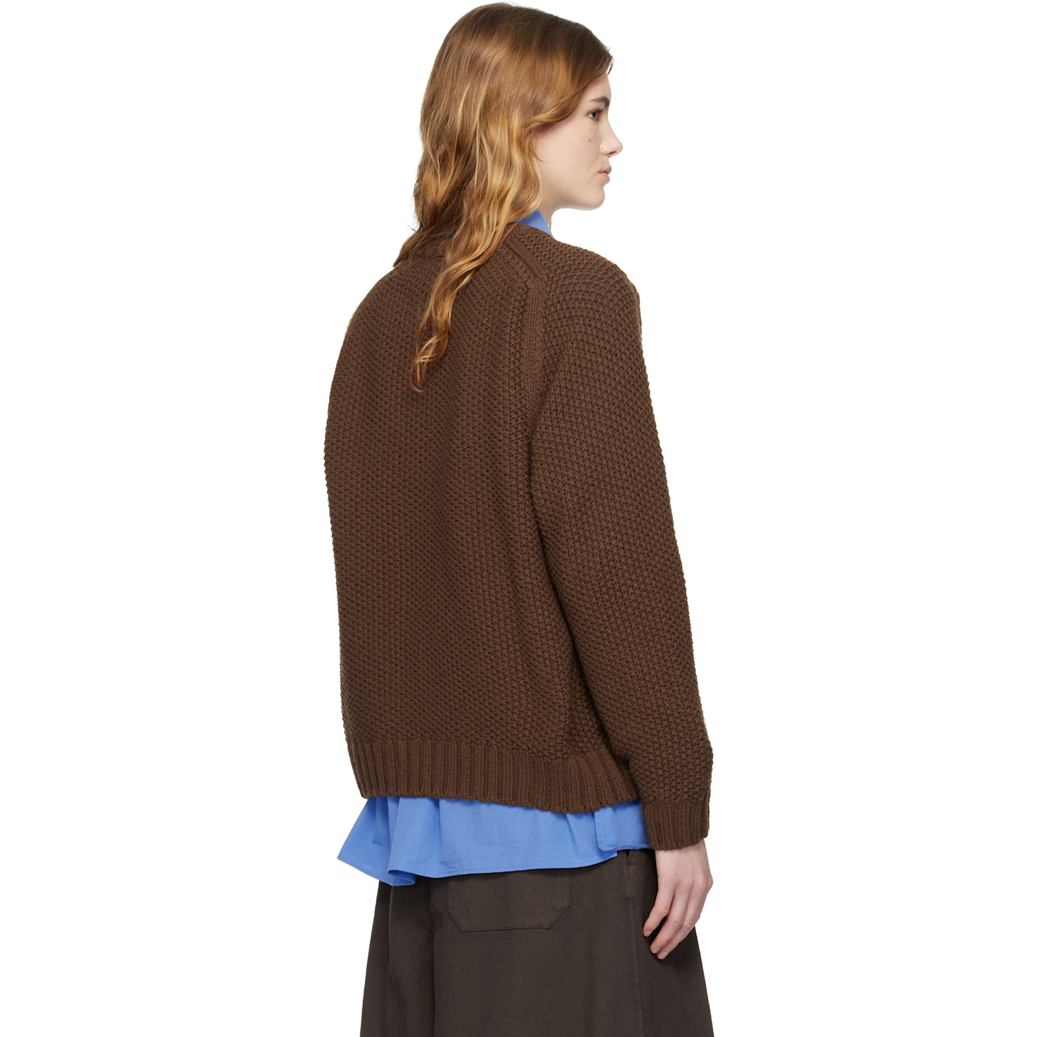  Ymc Brown Atomic Cardigan 