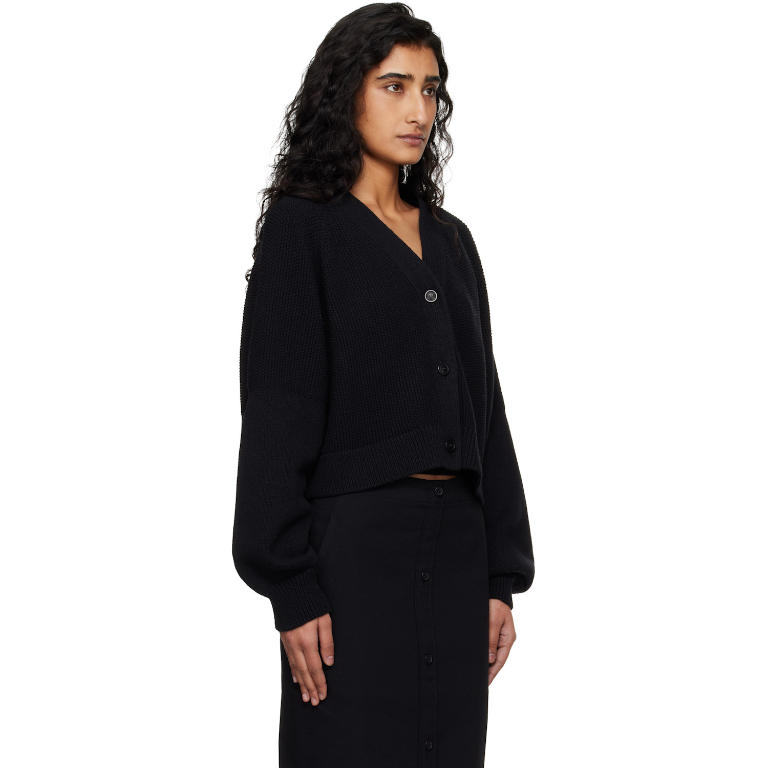  Ymc Cardigan Computer Noir 